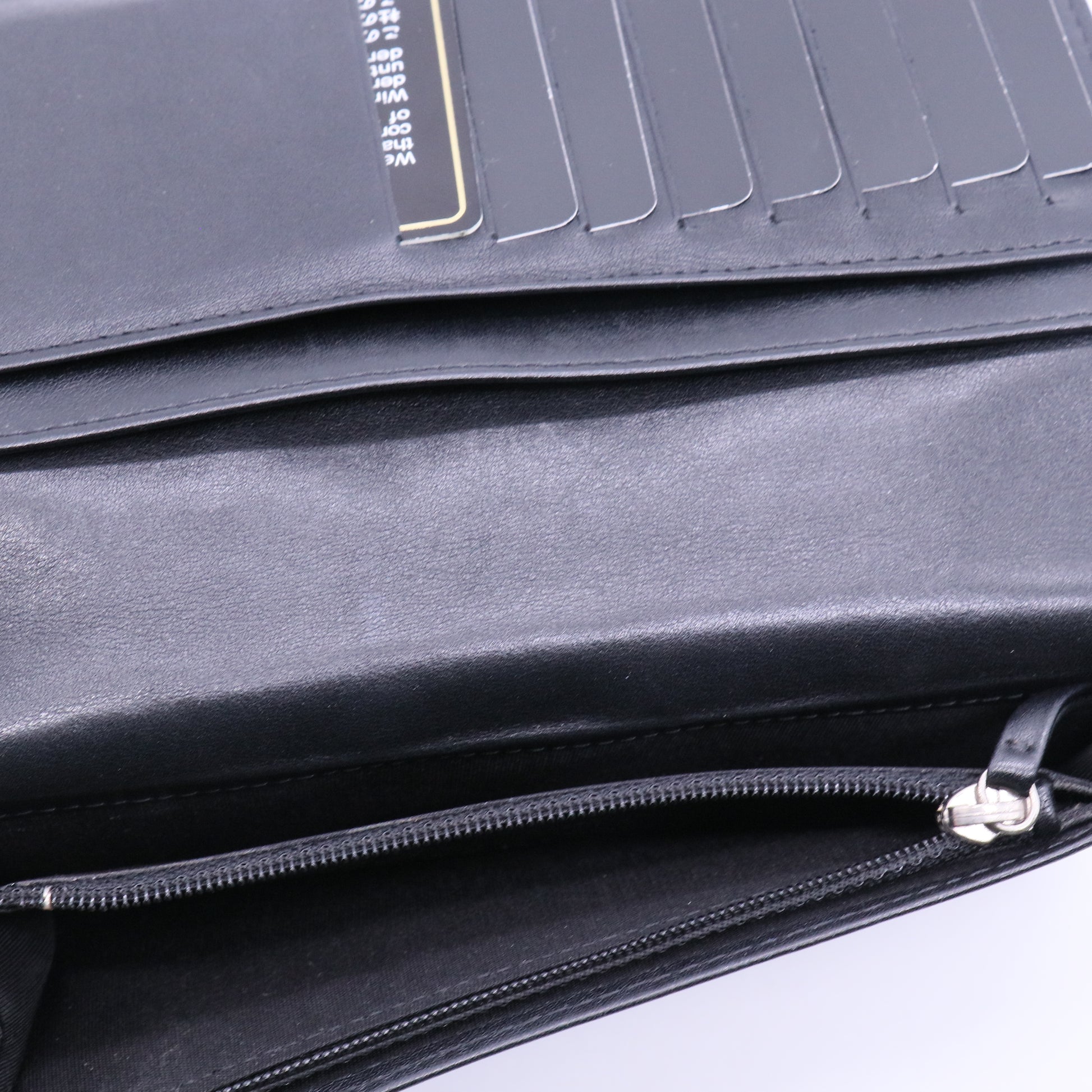 Chanel Patent Brilliant Yen Wallet Black W20918