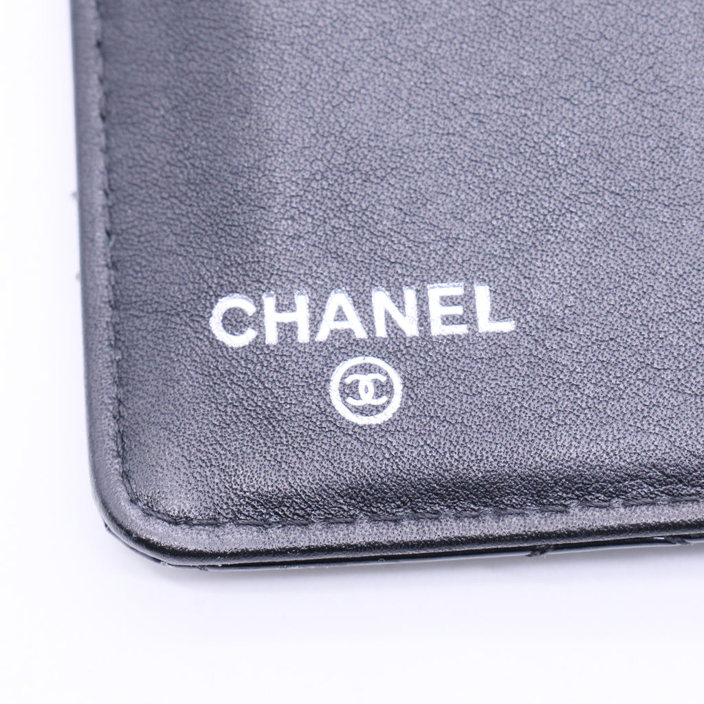 Chanel Patent Brilliant Yen Wallet Black W20918