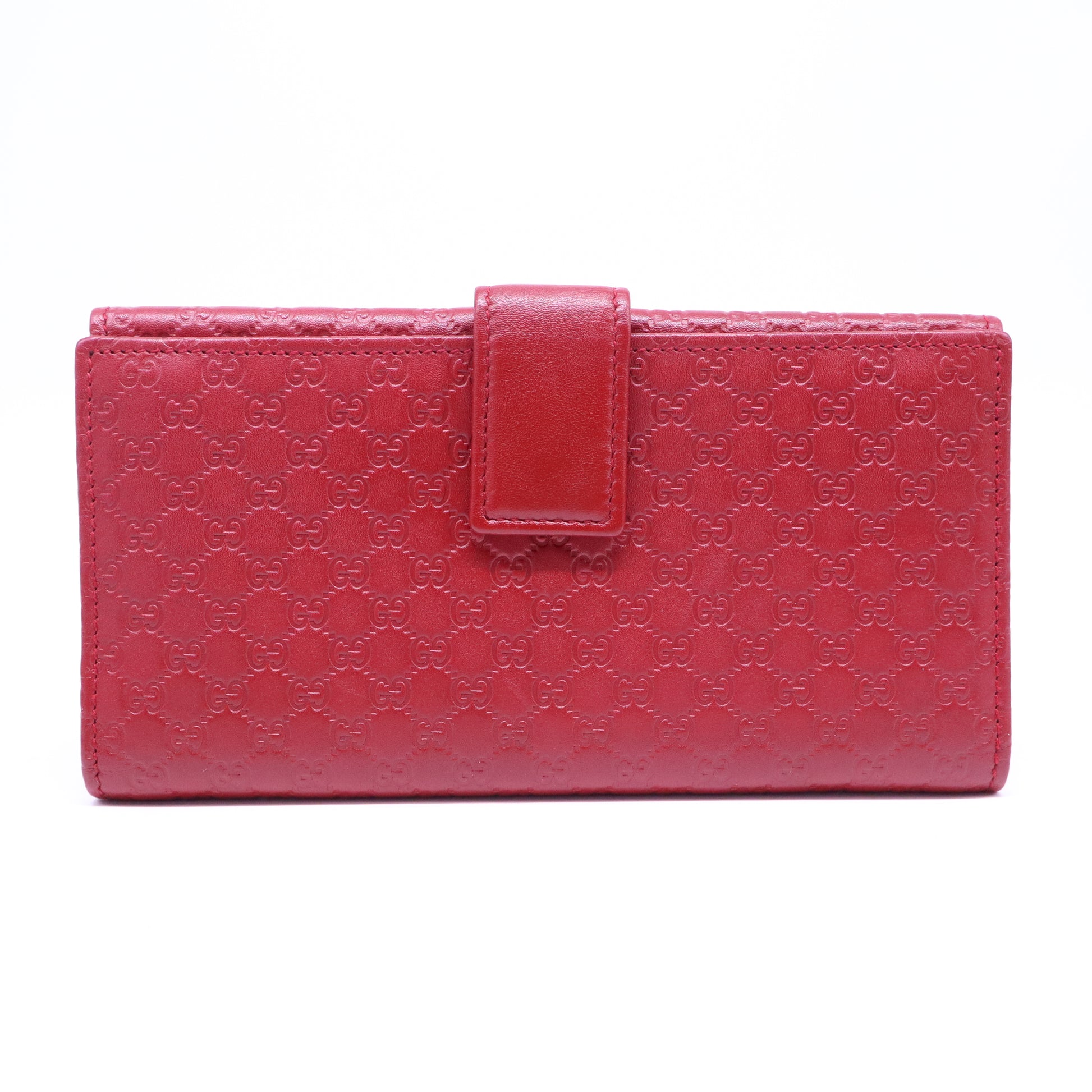Gucci Microguccissima Leather Continental Flap Wallet W21175
