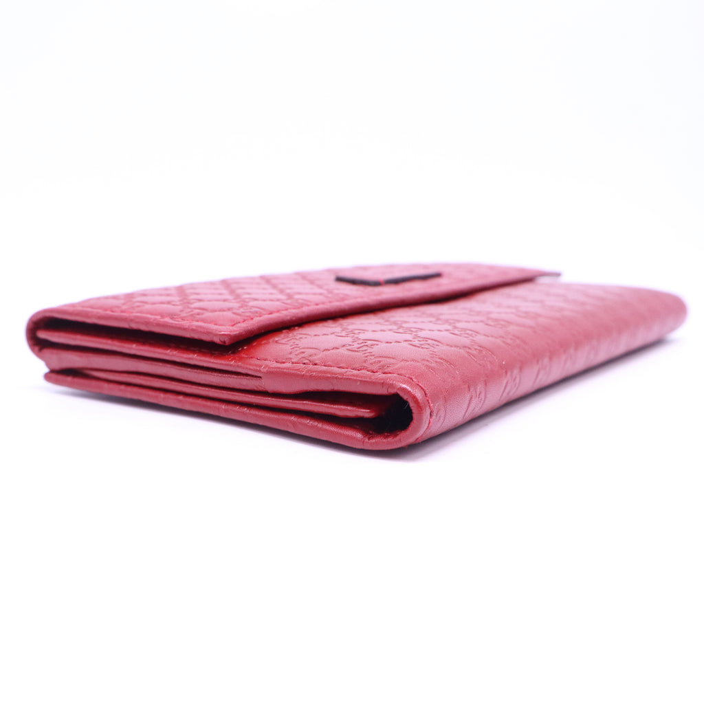 Gucci Microguccissima Leather Continental Flap Wallet W21175