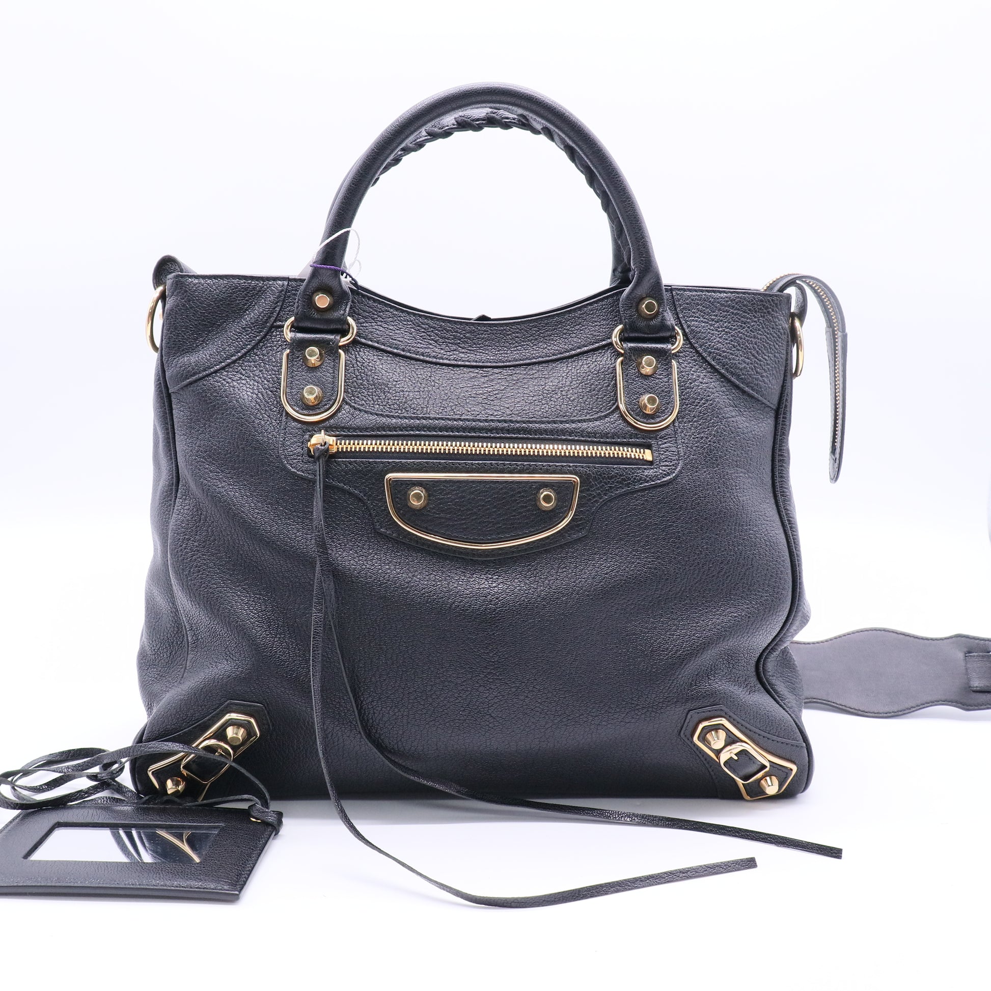 Balenciaga Motocross Metallic Edge Velo Bag twins LDJ2565