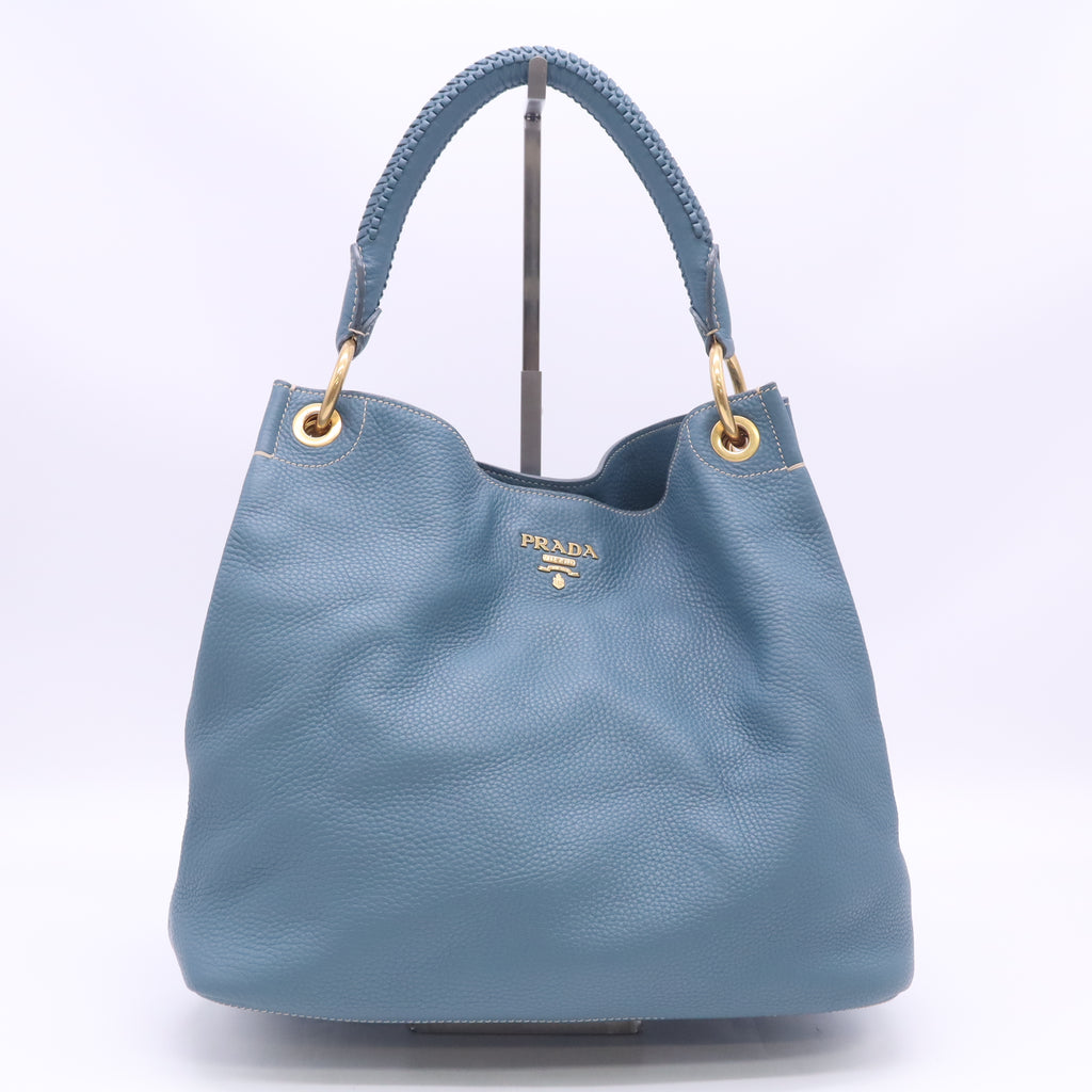 Vitello Daino Leather Top Handle Bag B24605