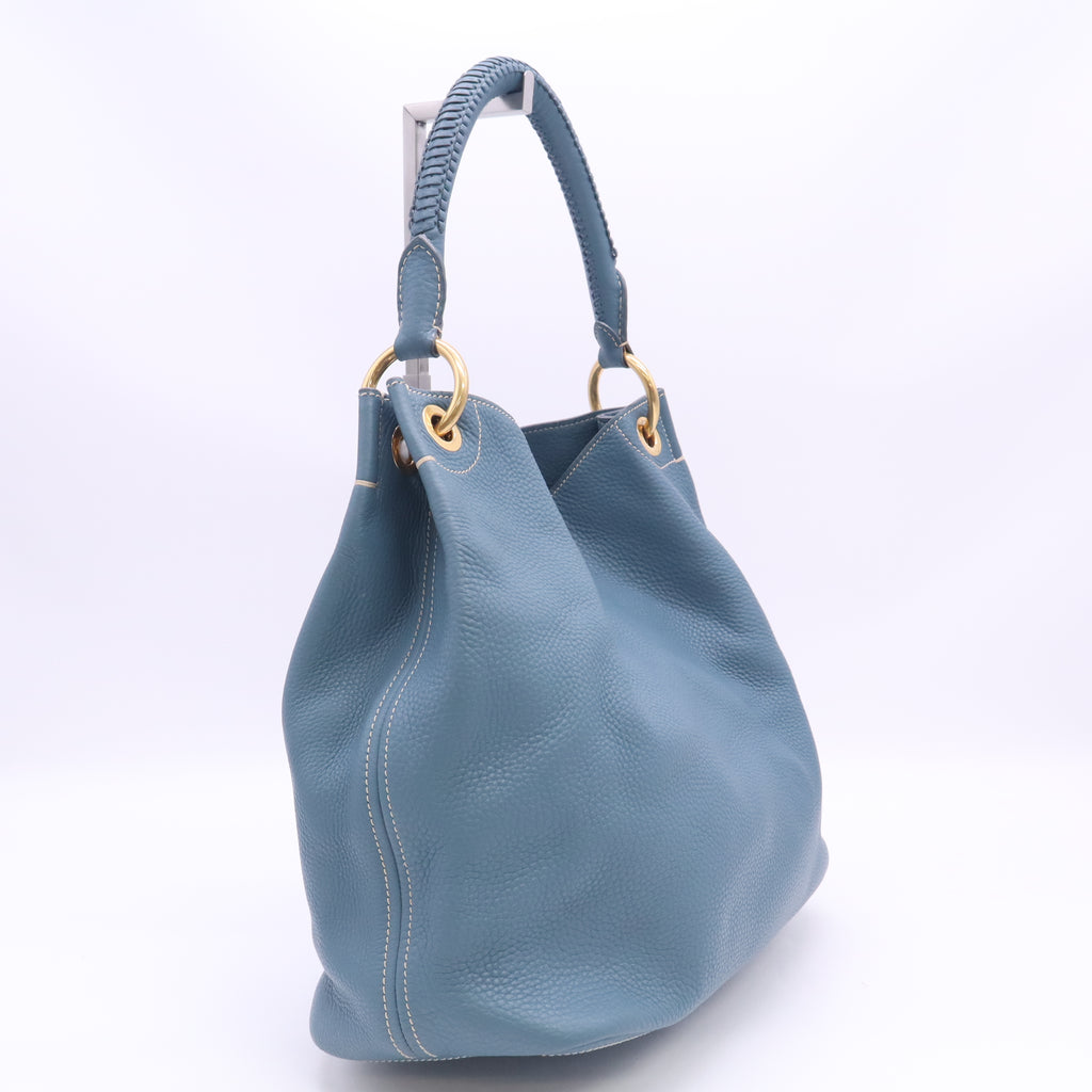 Vitello Daino Leather Top Handle Bag B24605