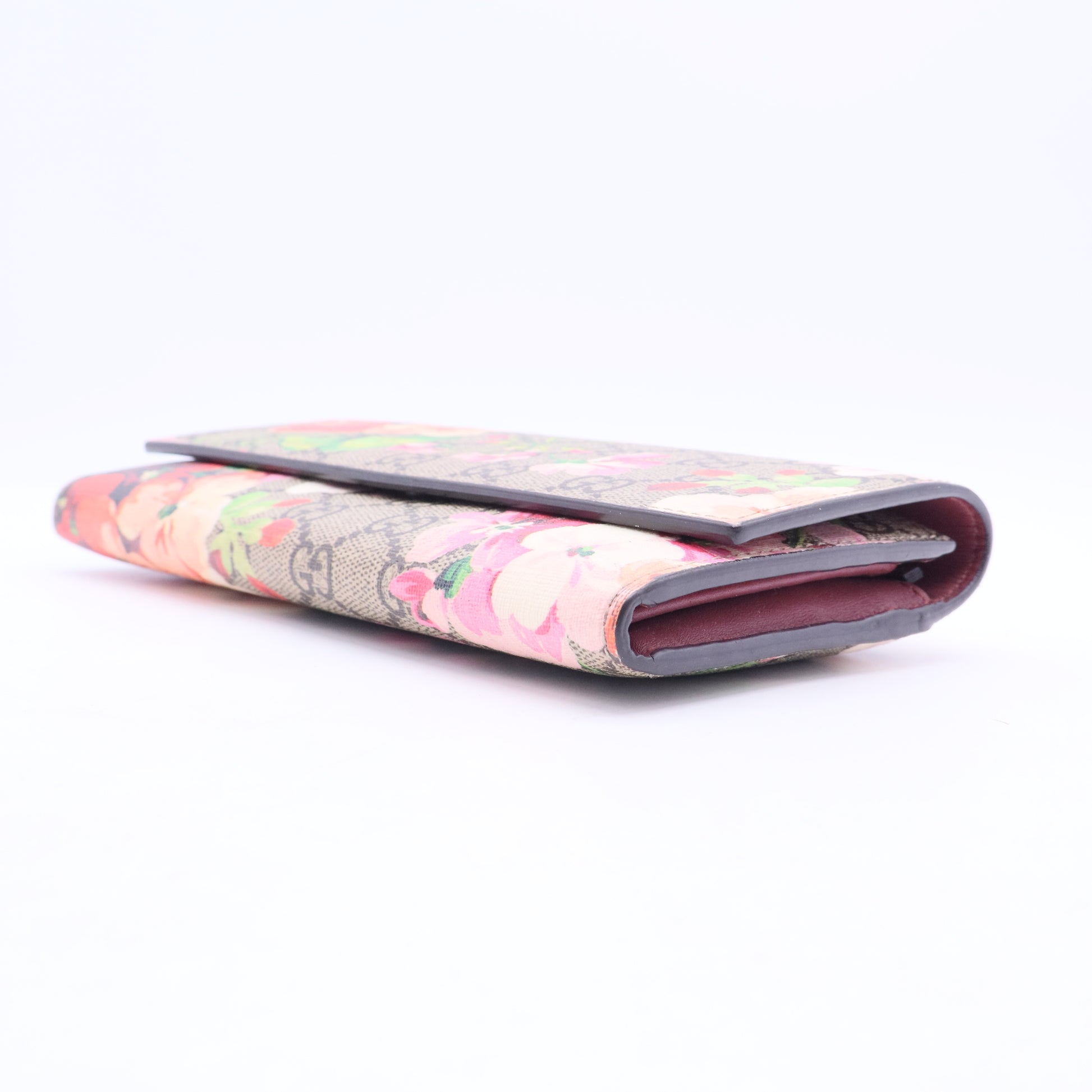 Canvas Floral Print Continental Wallet W20077