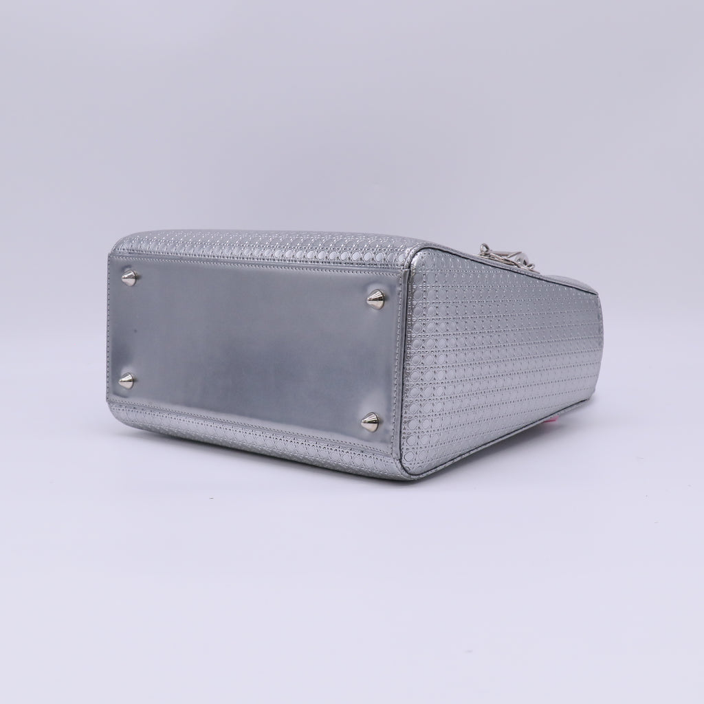 Christian Dior Perforated Micro-Cannage Medium Lady Dior Bag Twins LDJ4750