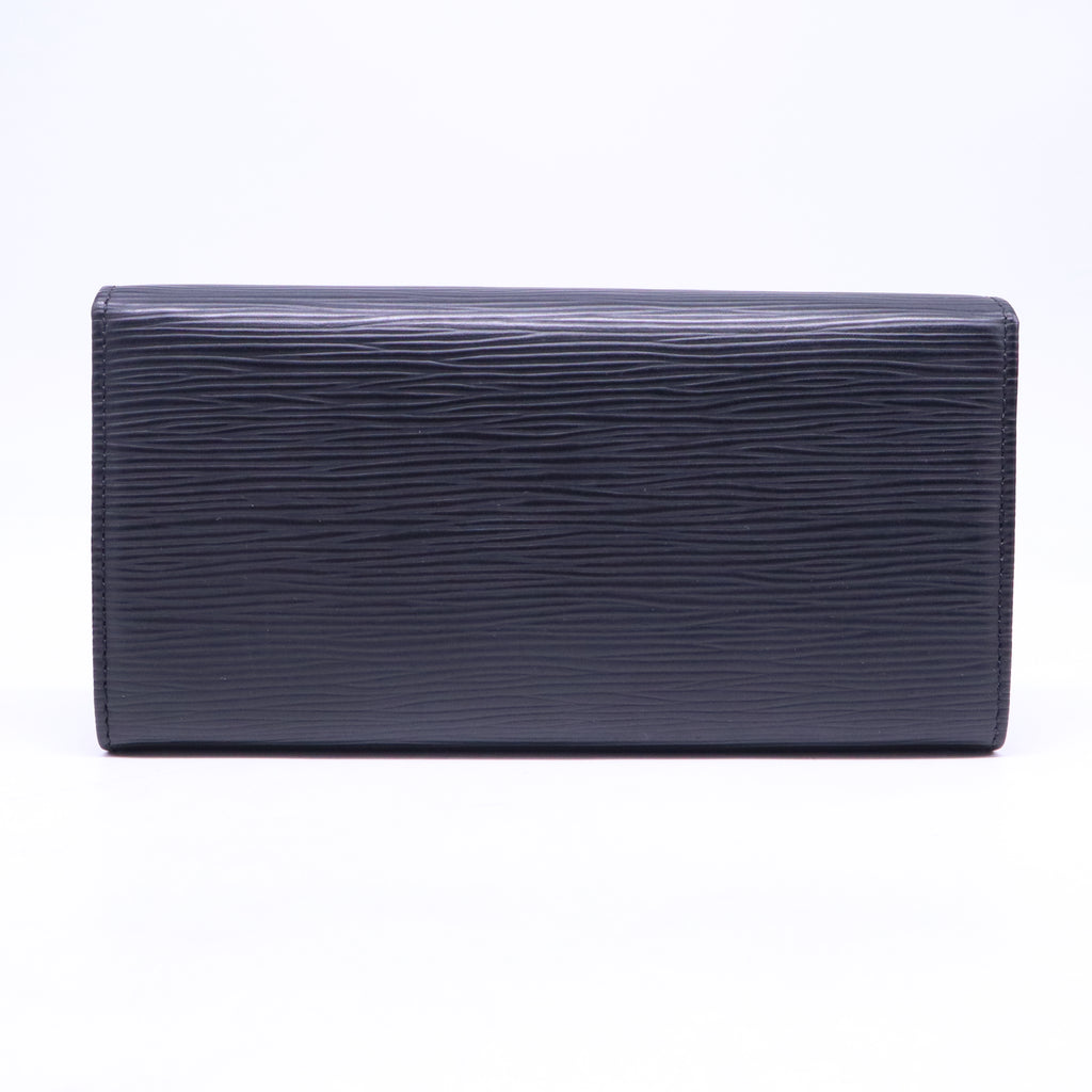Epi Porte Tresor International Wallet Black W21138