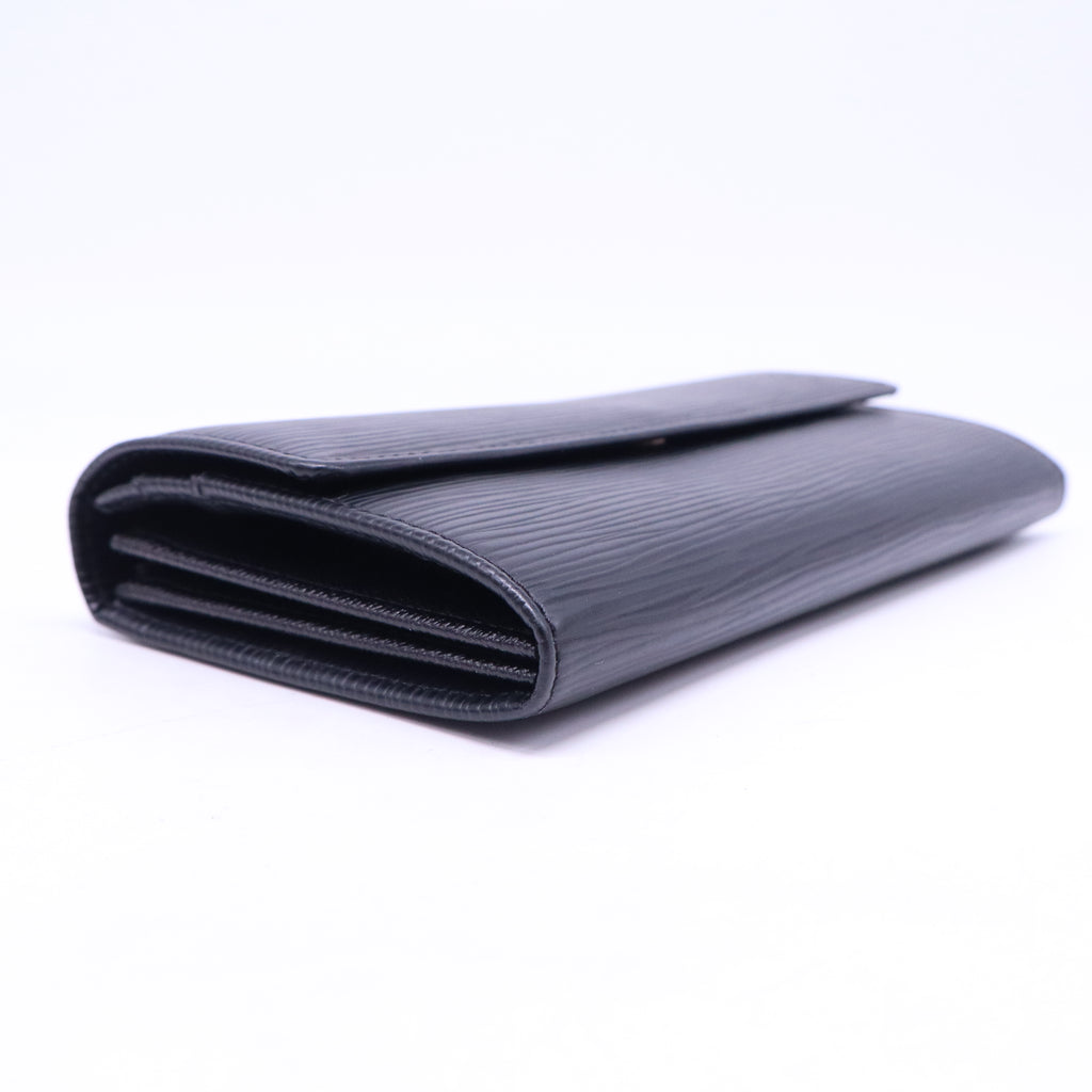 Epi Porte Tresor International Wallet Black W21138
