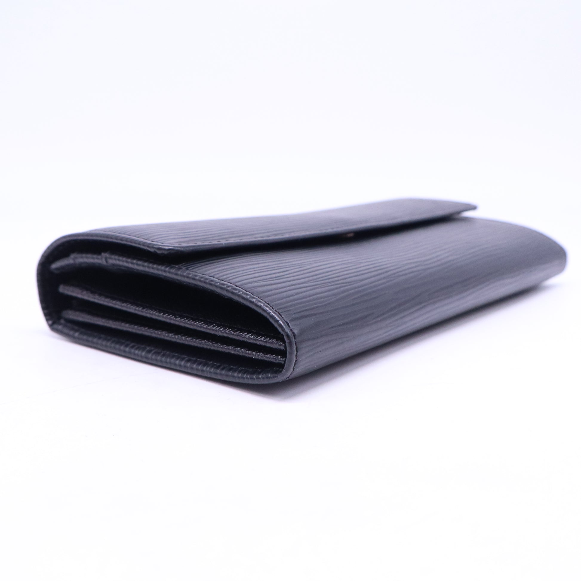 Epi Porte Tresor International Wallet Black W21138