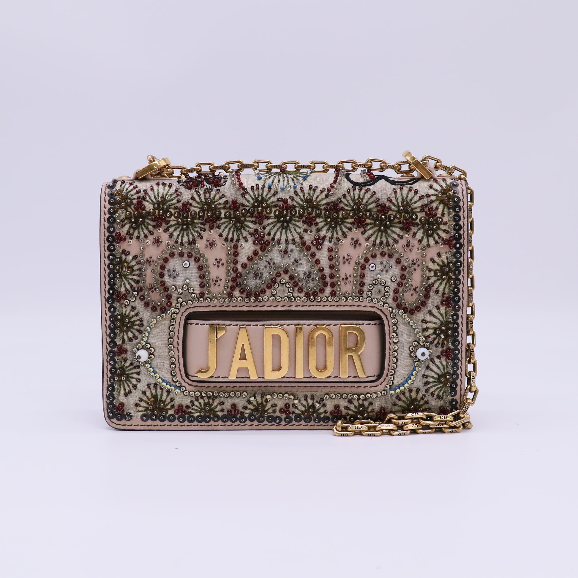 Christian Dior Embroidered J'Adior Flap Bag Twins LDJ4752