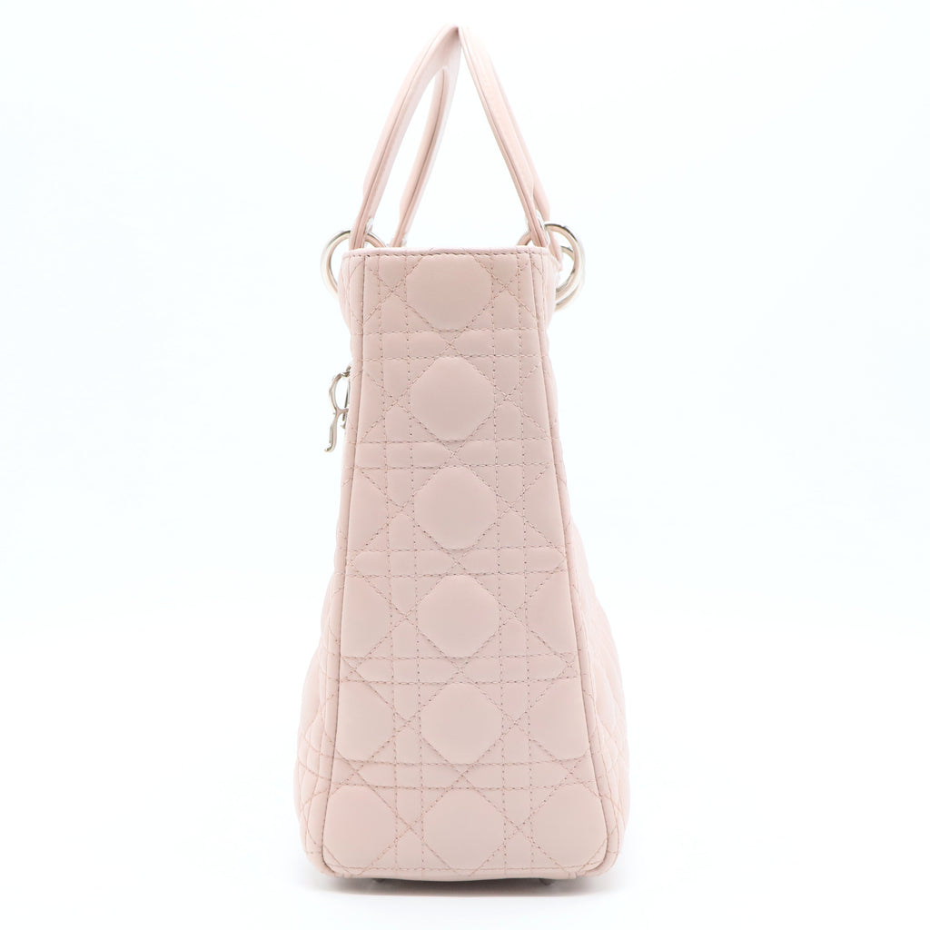 Lady Dior Bag Cannage Quilt Lambskin Large