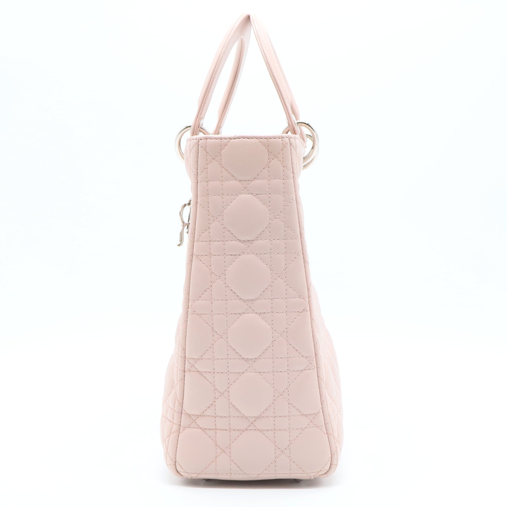 Lady Dior Bag Cannage Quilt Lambskin Large