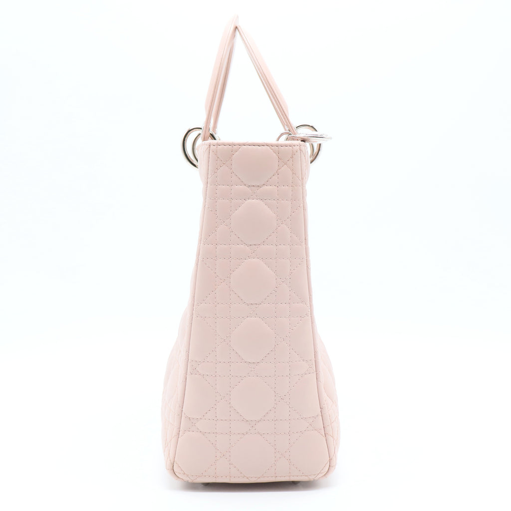 Lady Dior Bag Cannage Quilt Lambskin Large