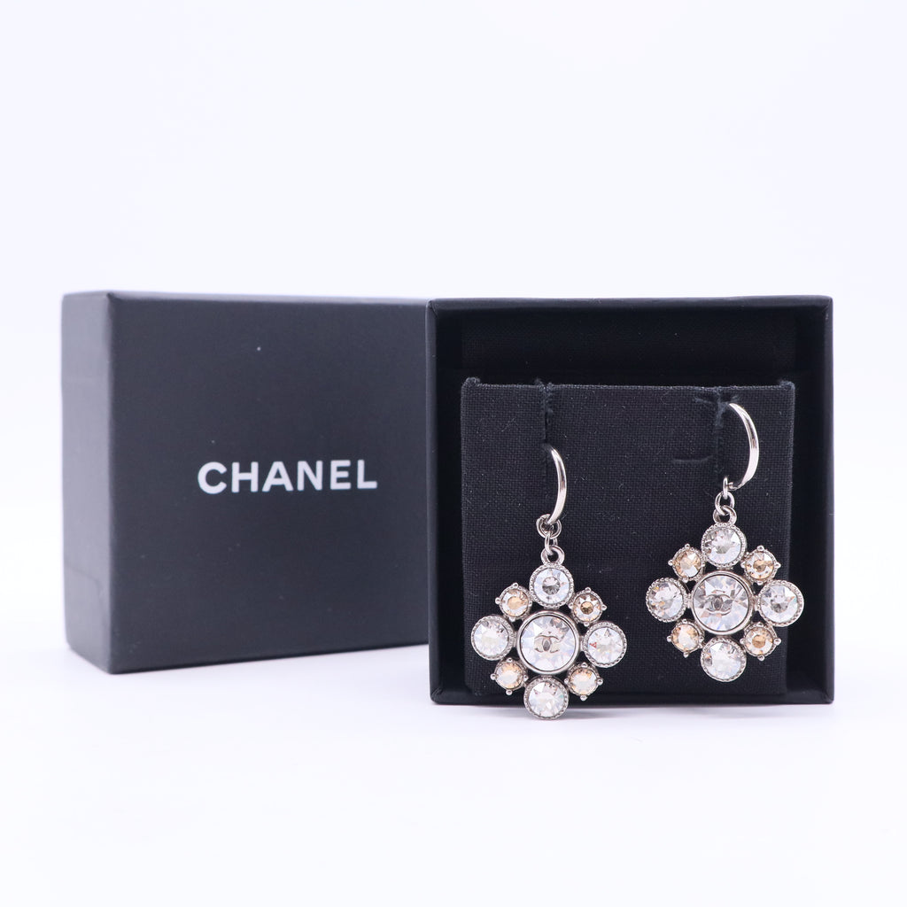 Strass CC Drop Earrings W20100
