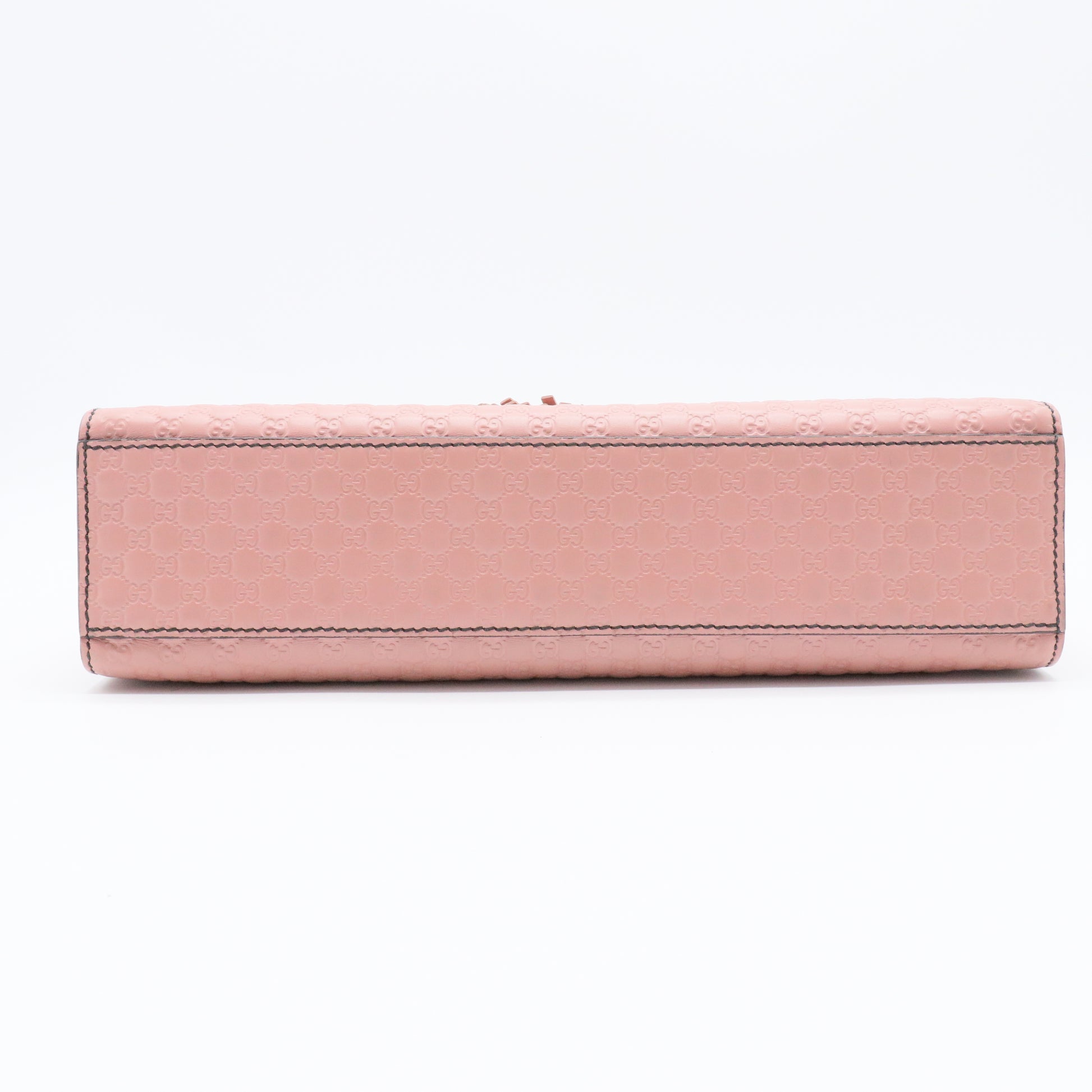 Pink Micro Guccissima Leather Medium Emily Chain Shoulder Bag