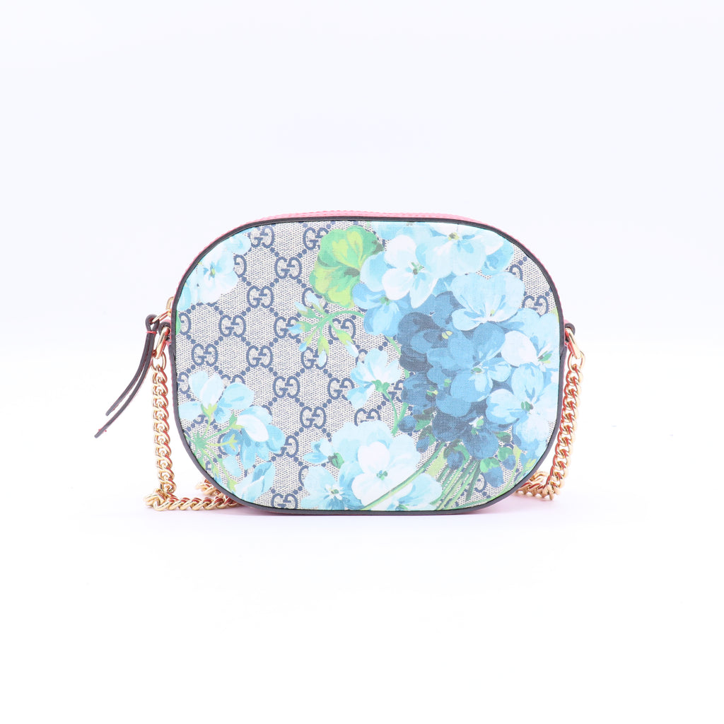 GG Supreme Monogram Blooms Mini Chain Shoulder Bag twins B21727