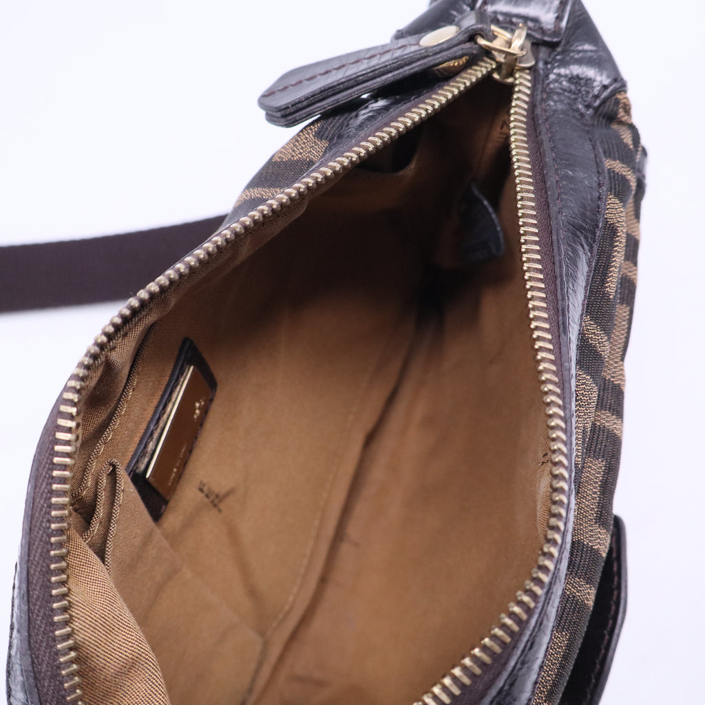 Chef Zip Crossbody Bag Zucca Canvas B20397