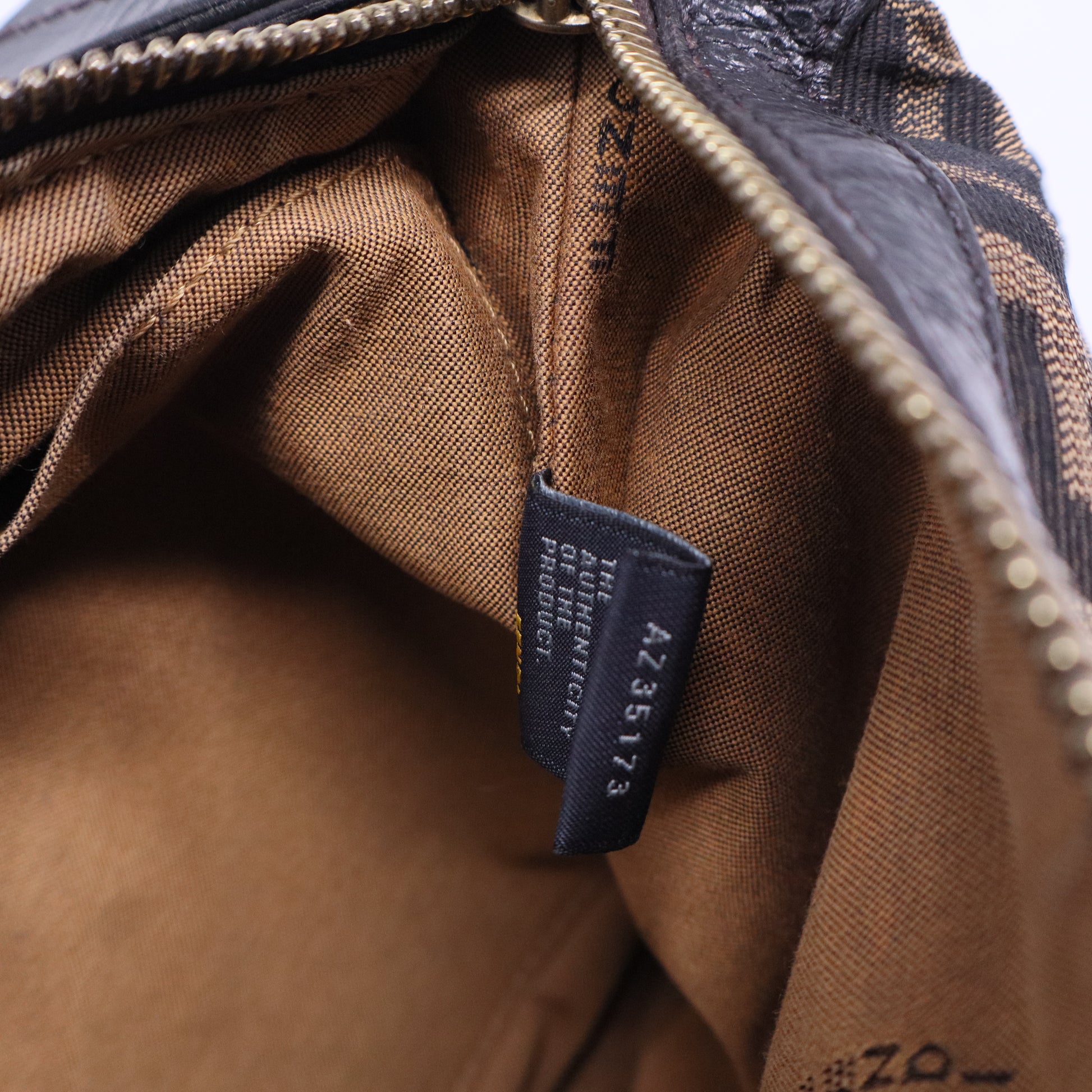 Chef Zip Crossbody Bag Zucca Canvas B20397