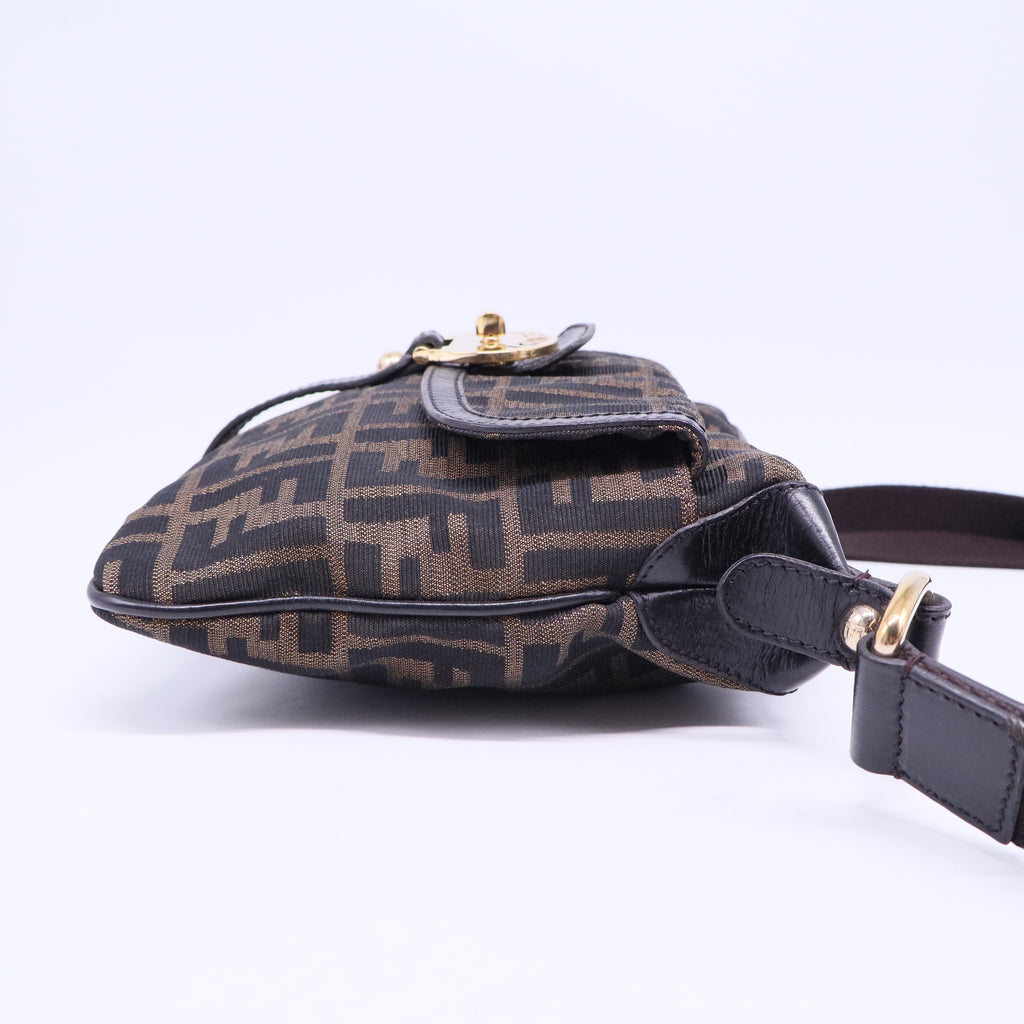 Chef Zip Crossbody Bag Zucca Canvas B20397