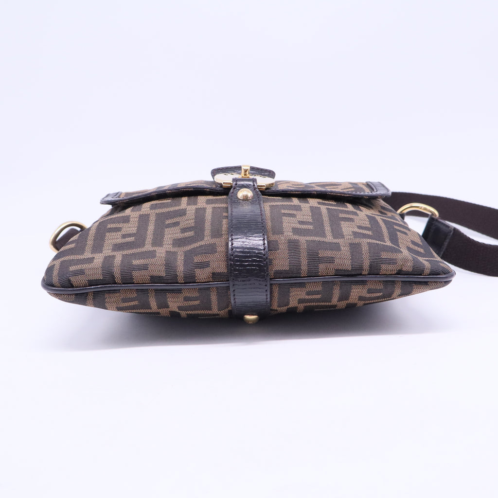 Chef Zip Crossbody Bag Zucca Canvas B20397