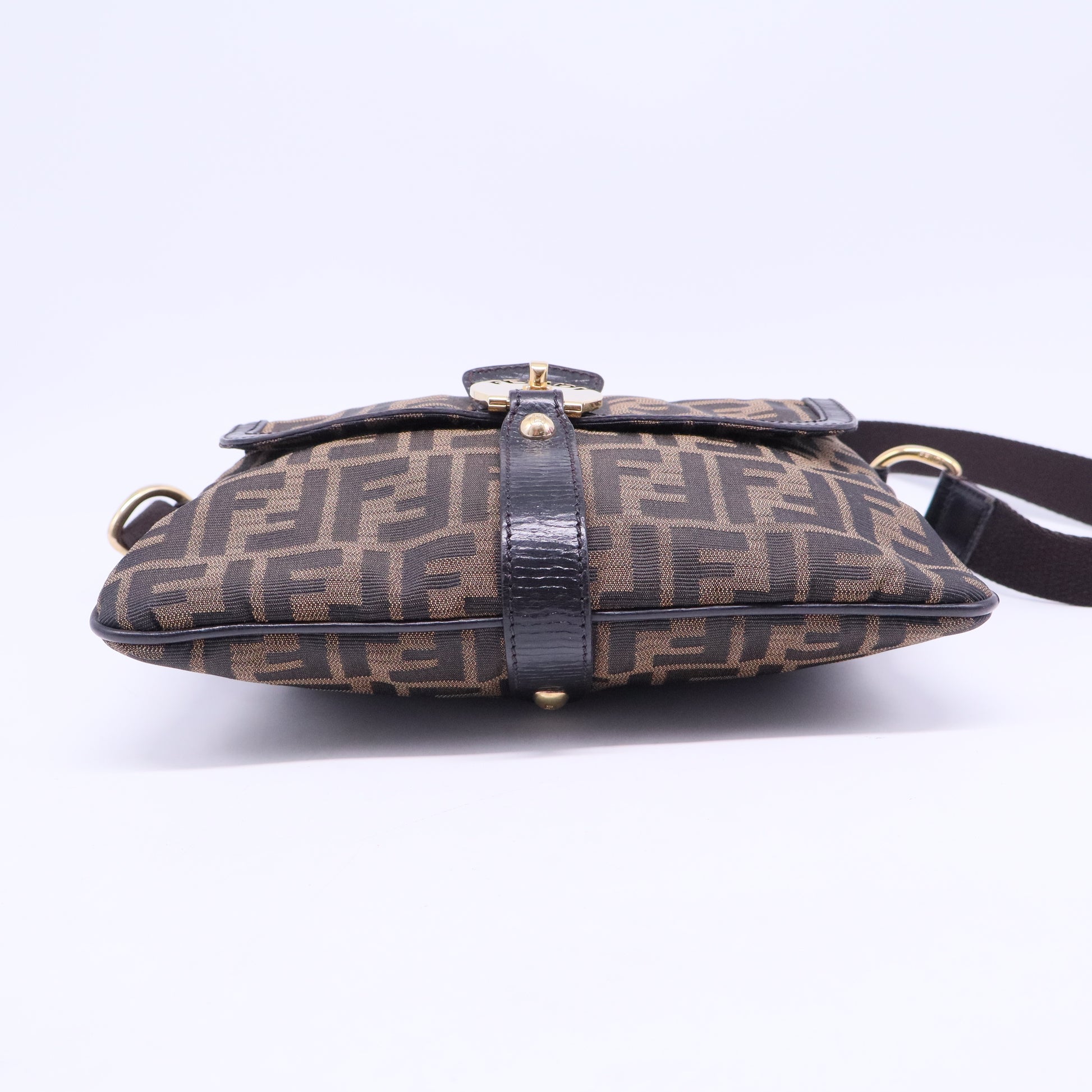 Chef Zip Crossbody Bag Zucca Canvas B20397
