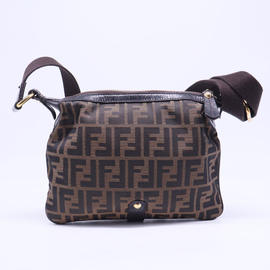 Chef Zip Crossbody Bag Zucca Canvas B20397