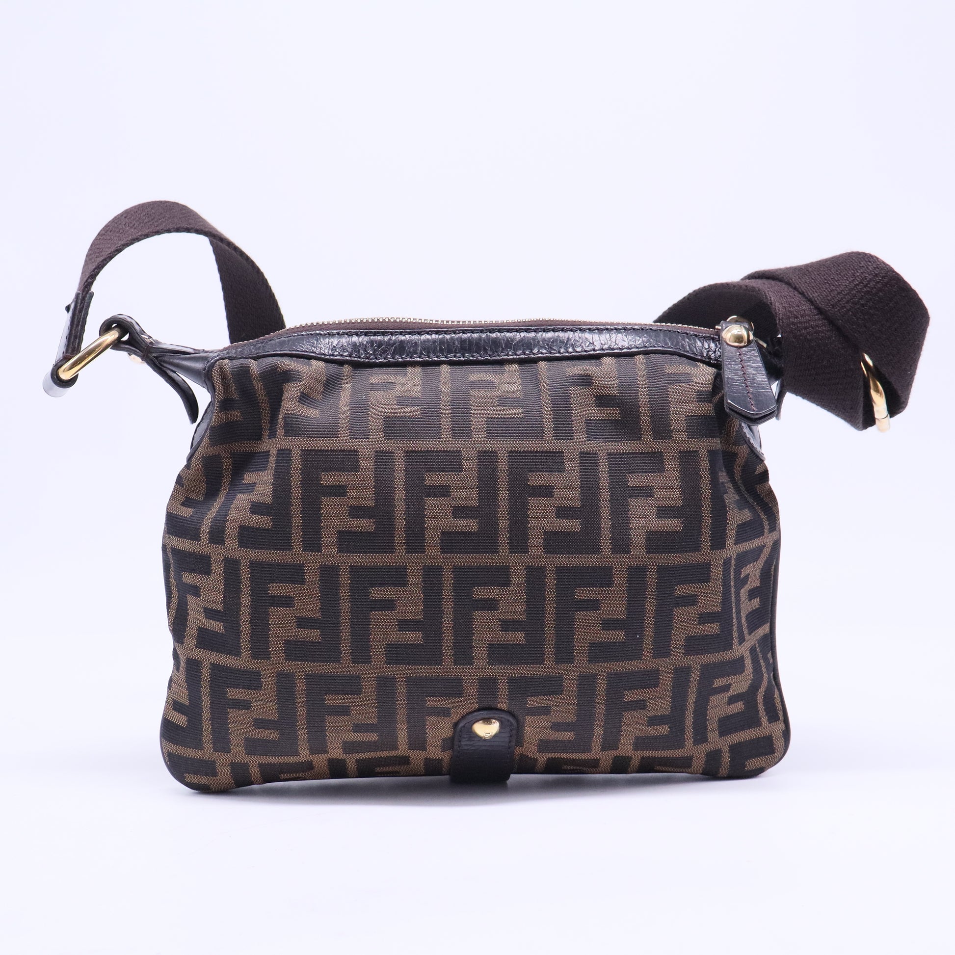 Chef Zip Crossbody Bag Zucca Canvas B20397