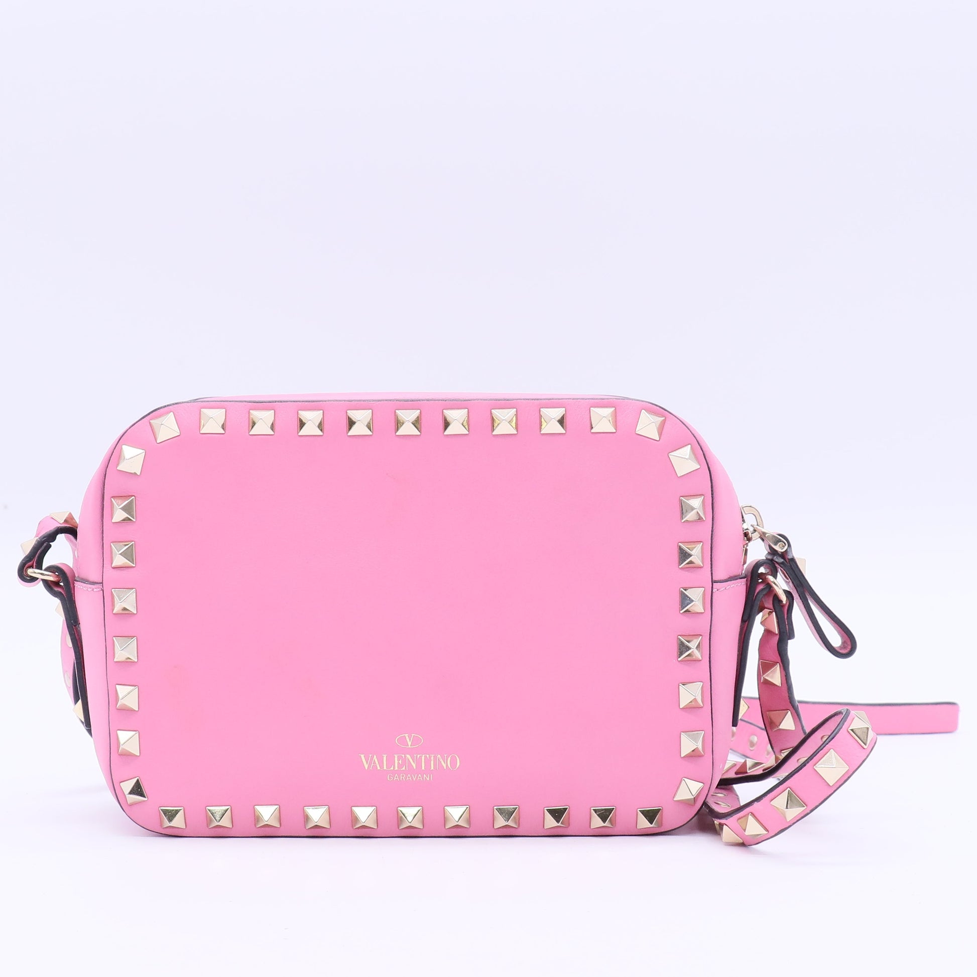 Rockstud Camera Crossbody Bag Leather Twins B21688