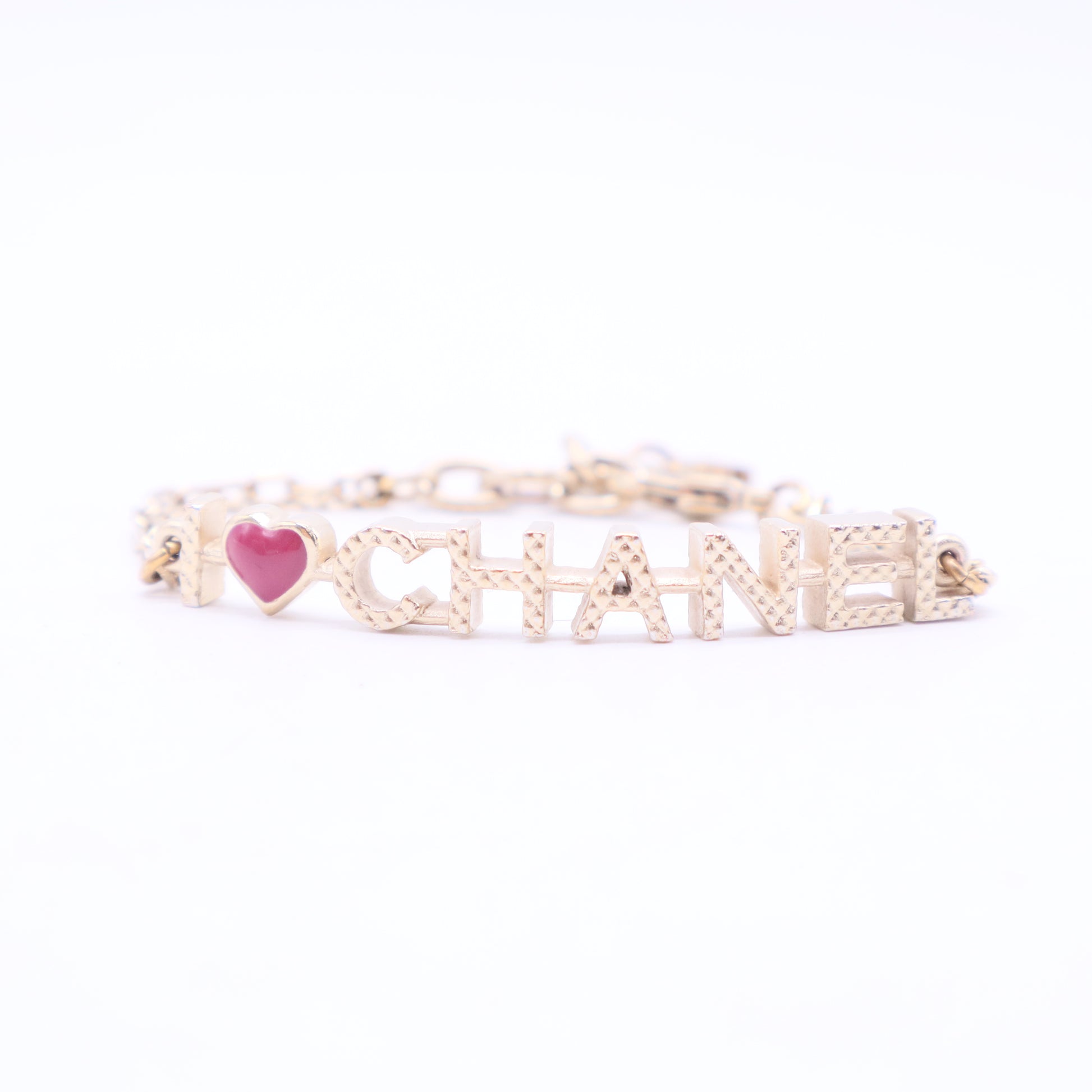Gold Metal Red Enamel Chain W20109