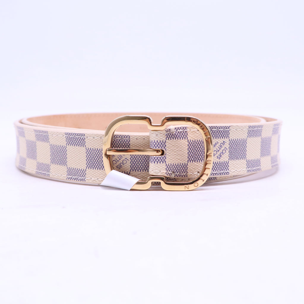Damier Azur 25mm Mini Belt 80 32