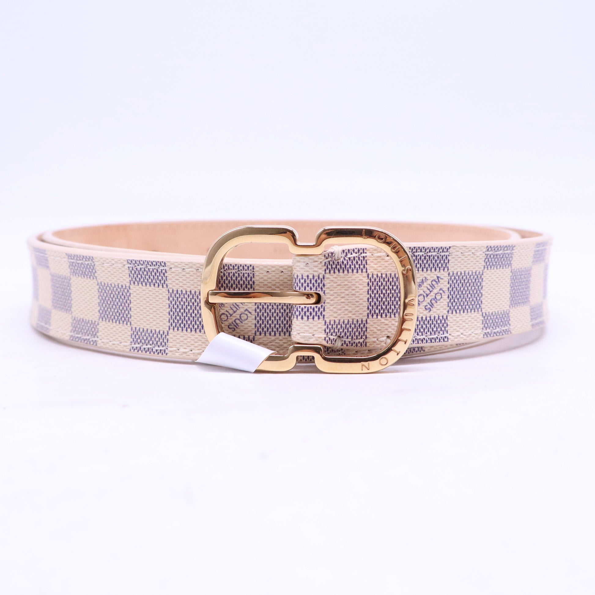Damier Azur 25mm Mini Belt 80 32