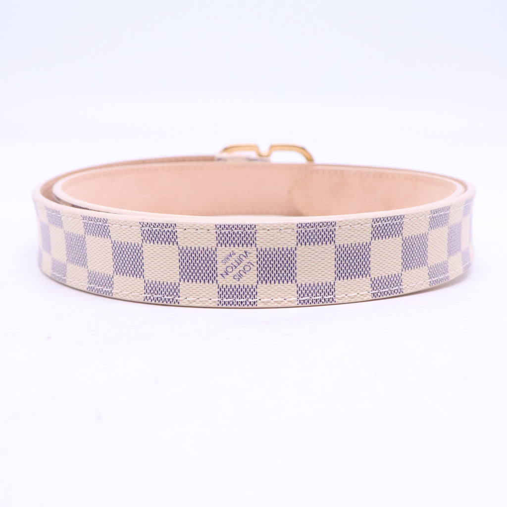 Damier Azur 25mm Mini Belt 80 32