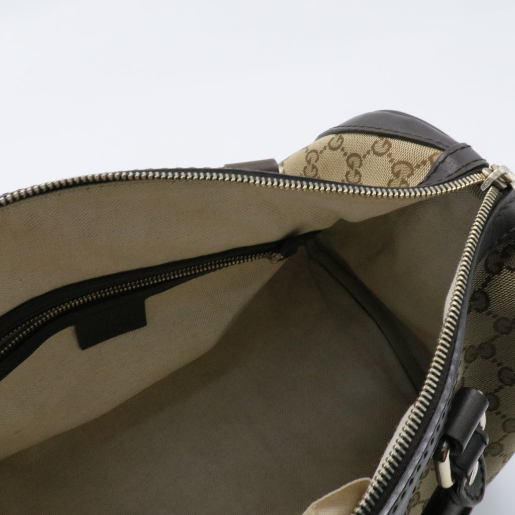 Vintage Web Boston Bag GG Canvas Medium
