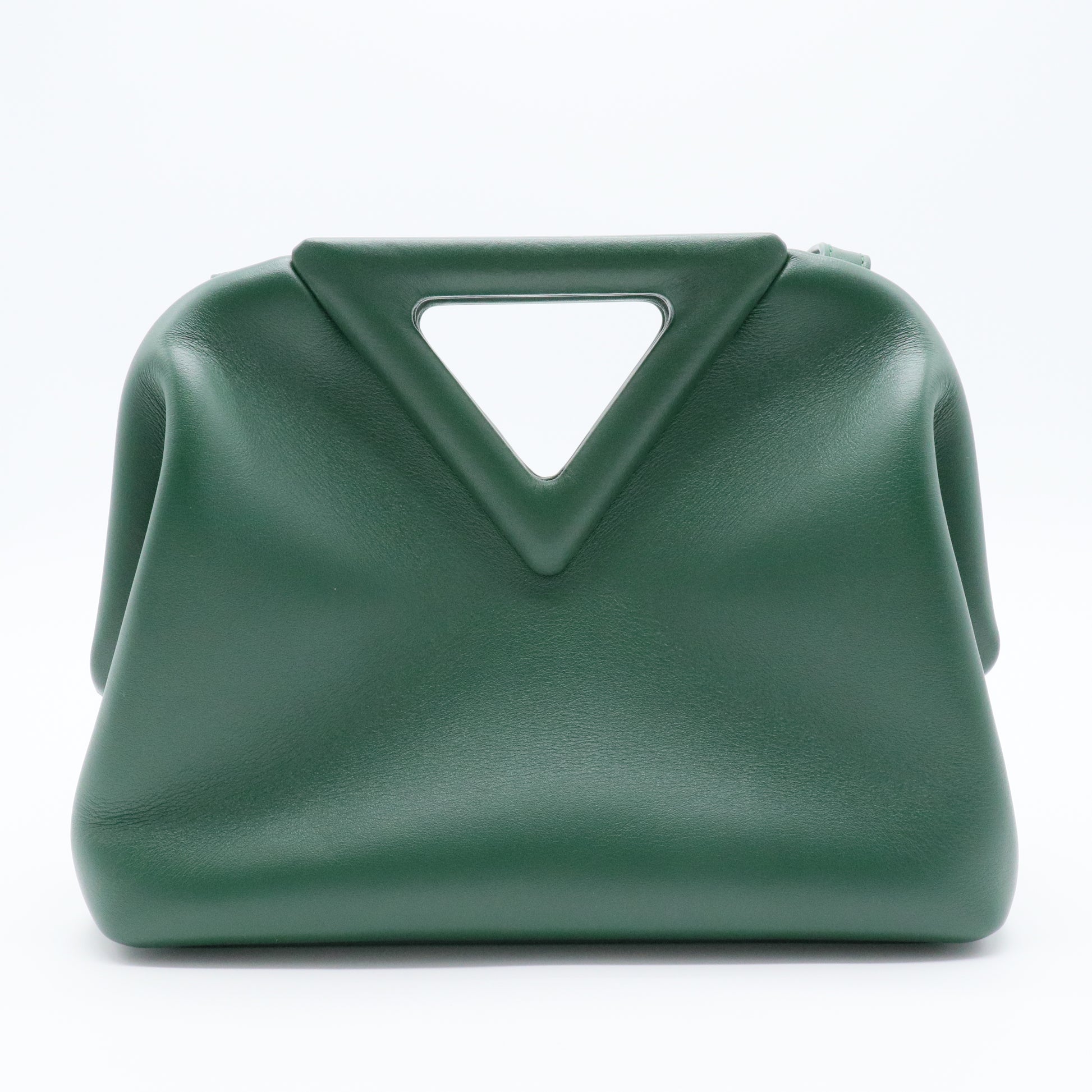 Point Shoulder Bag Leather Small