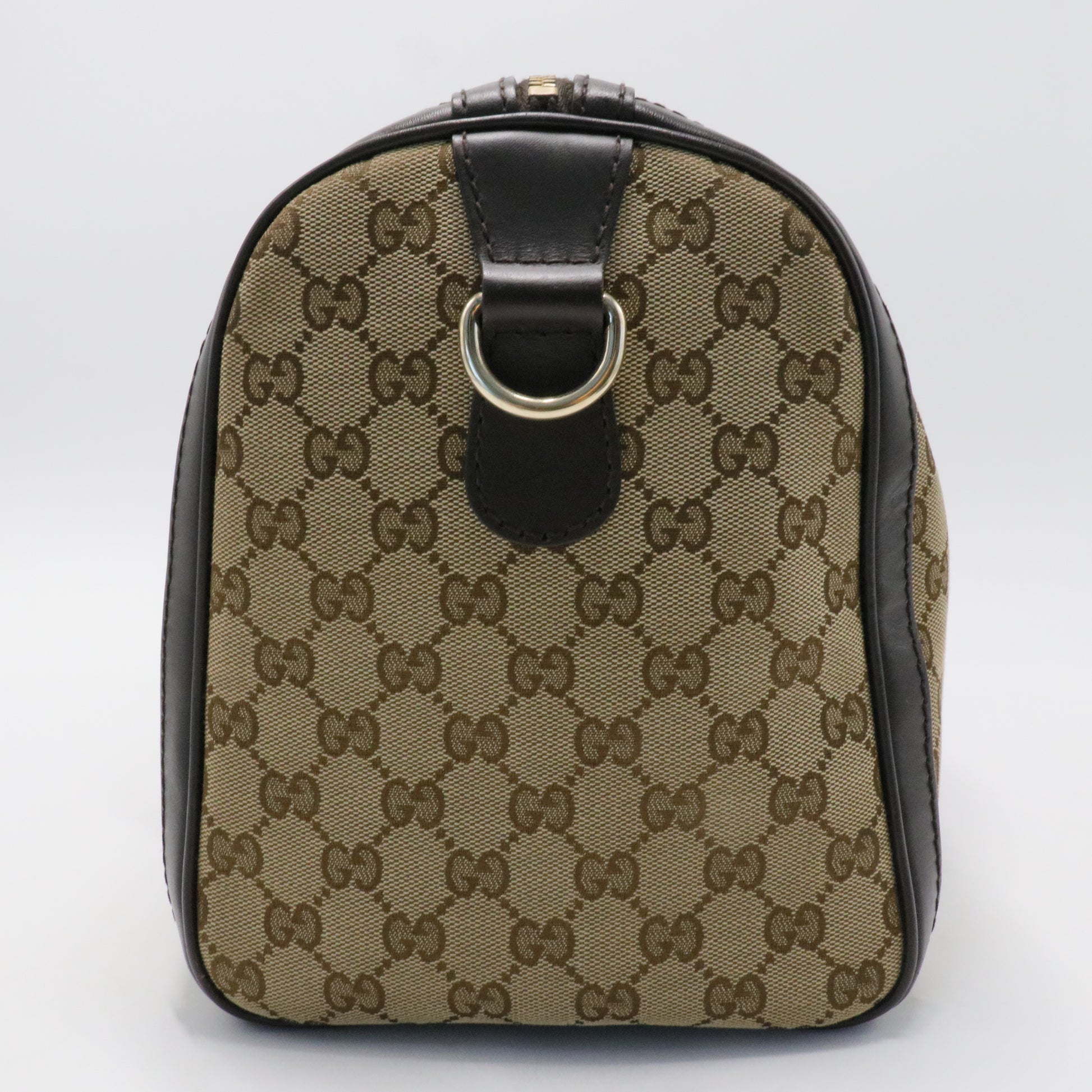 Vintage Web Boston Bag GG Canvas Medium