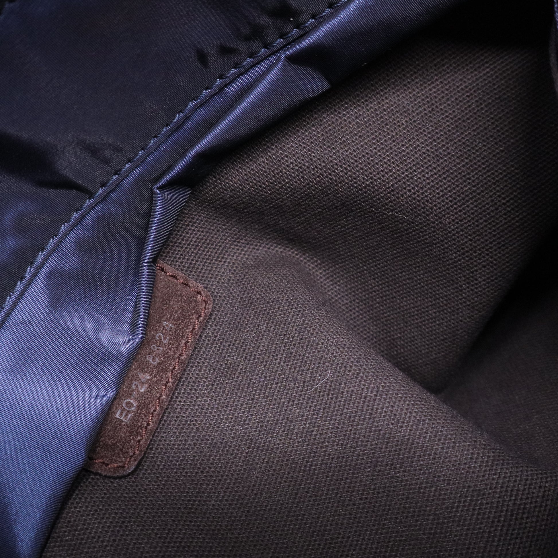 Tote Bag Suede Brown Silver