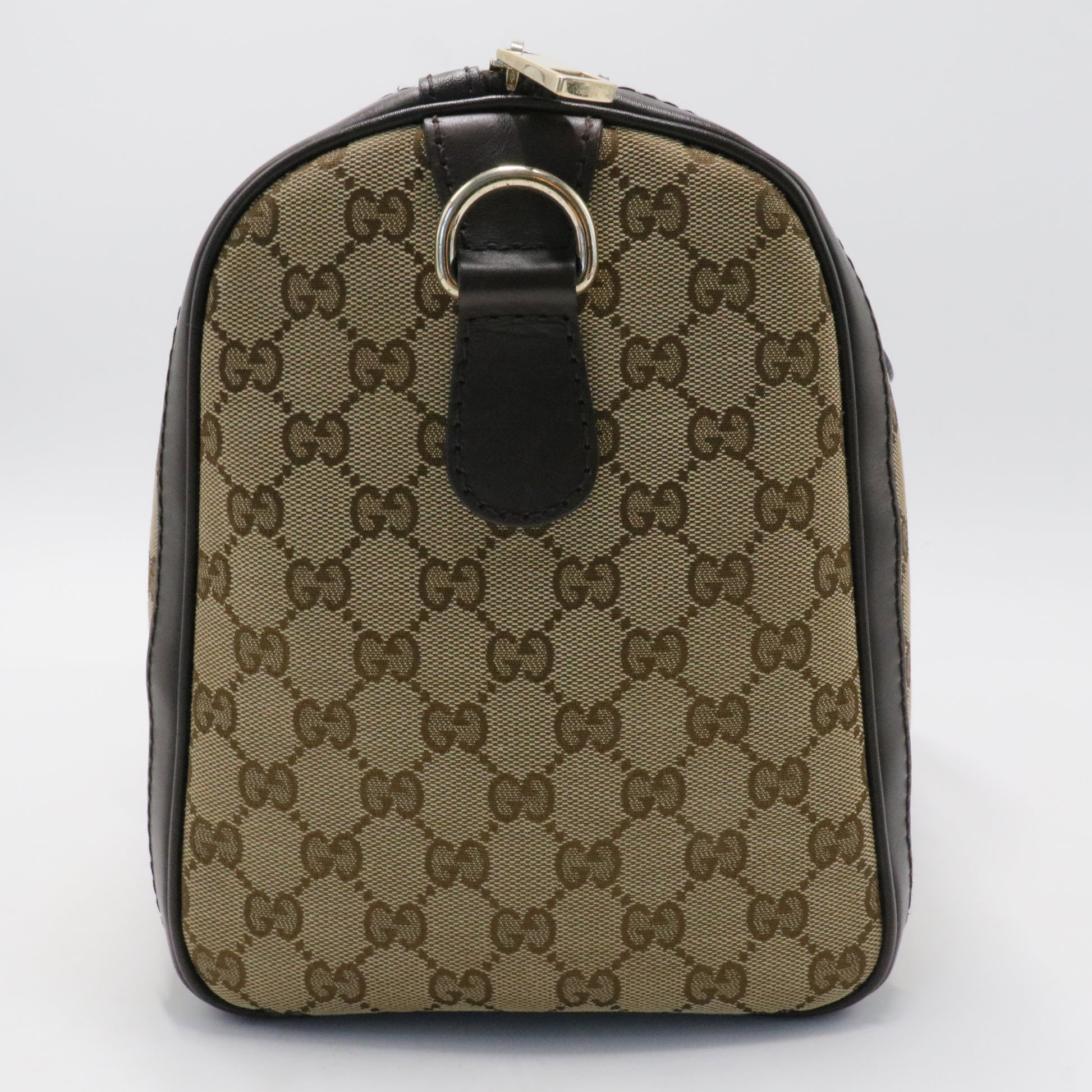 Vintage Web Boston Bag GG Canvas Medium