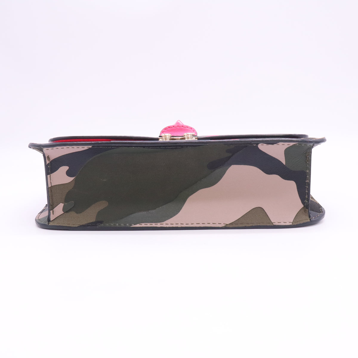 Camouflage Medium Glam Lock Rockstud Shoulder Bag B24393