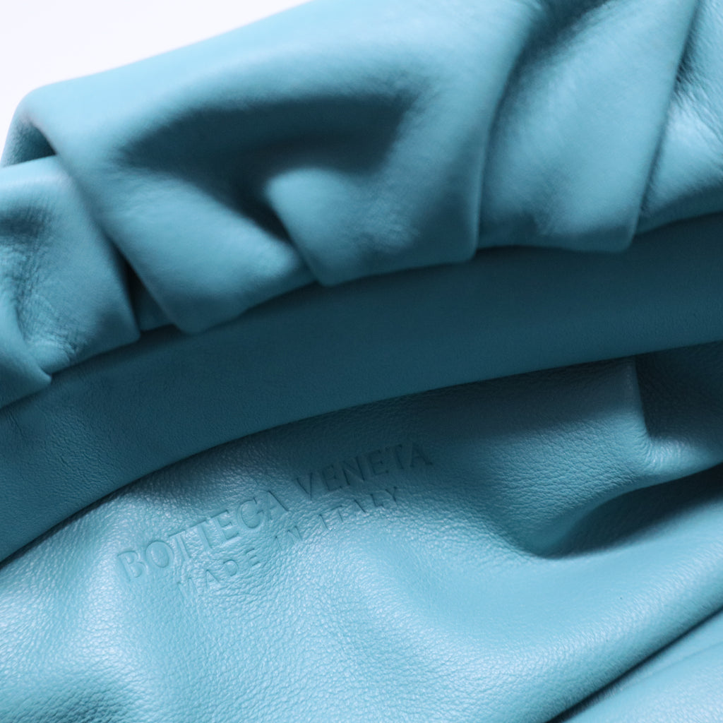 Bottega Veneta Light Blue Leather Chain Pouch twins B20681