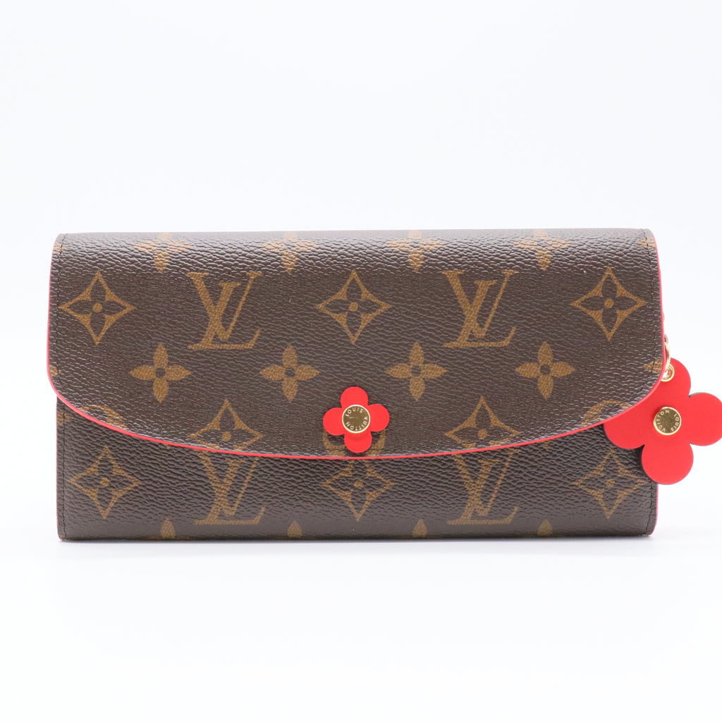 Monogram Canvas Bloom Flower Emilie Wallet