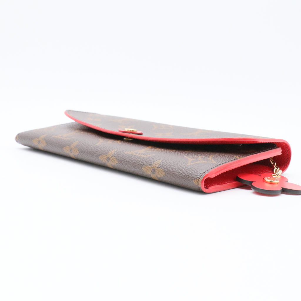 Monogram Canvas Bloom Flower Emilie Wallet