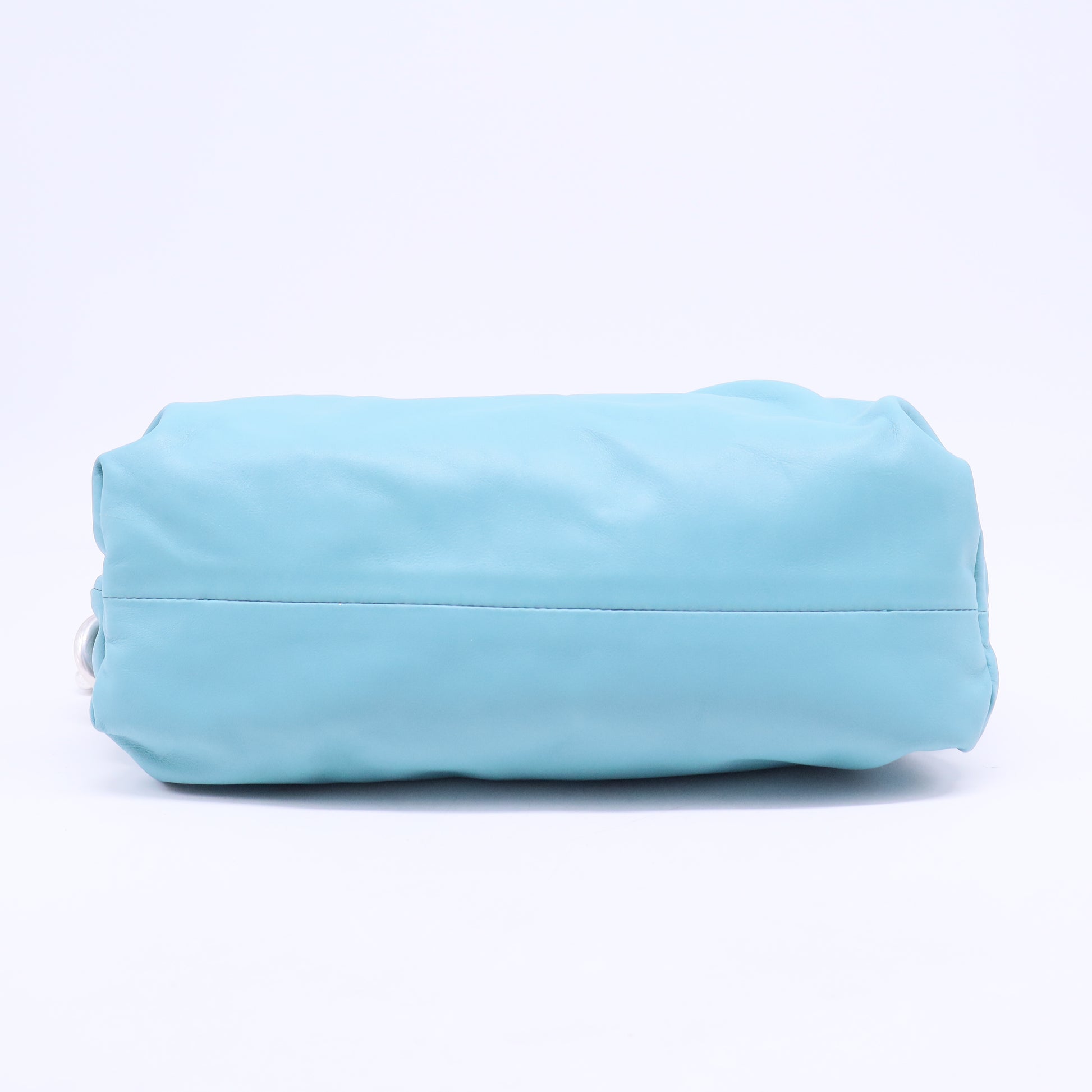 Bottega Veneta Light Blue Leather Chain Pouch twins B20681