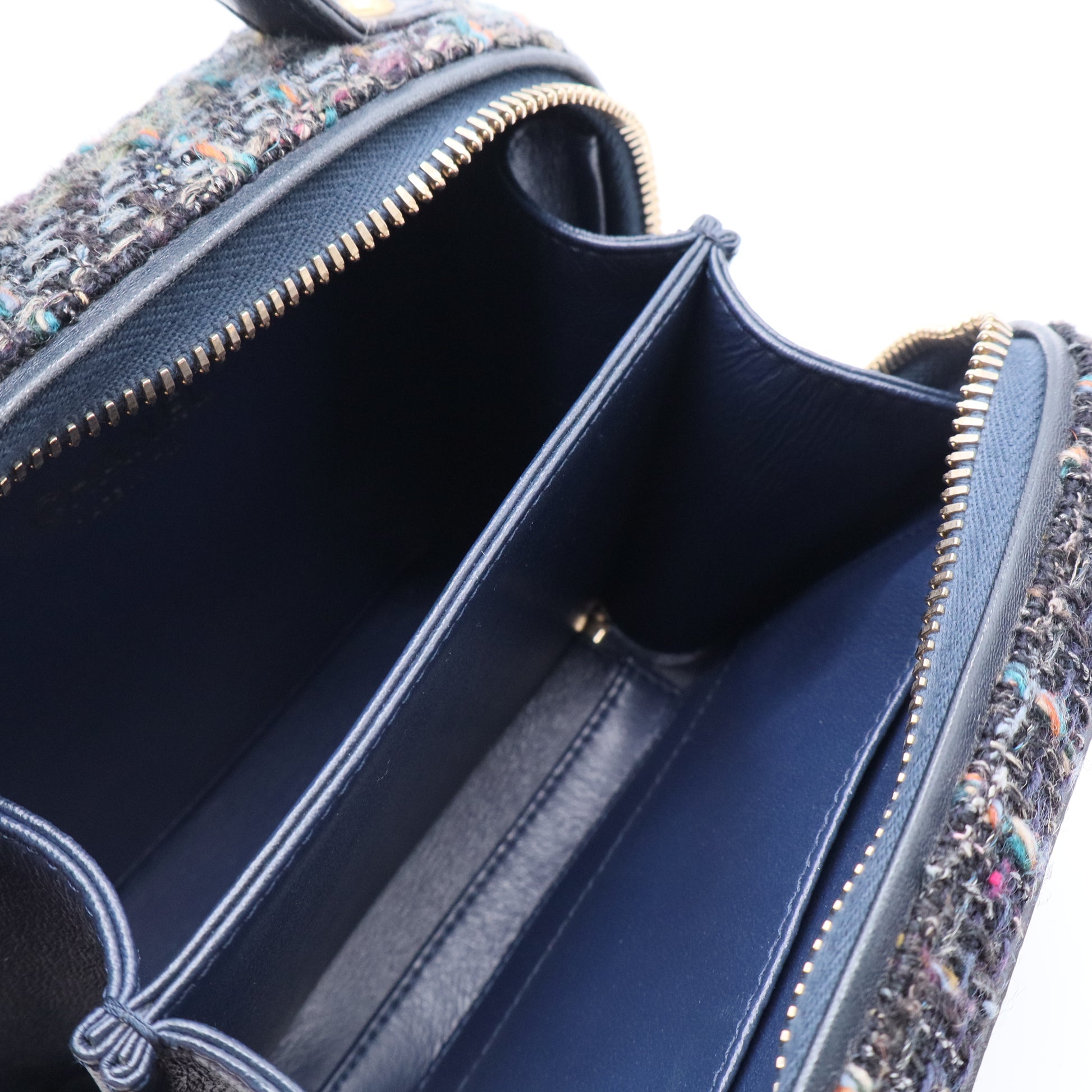 Filigree Vanity Case Quilted Tweed Small Twins