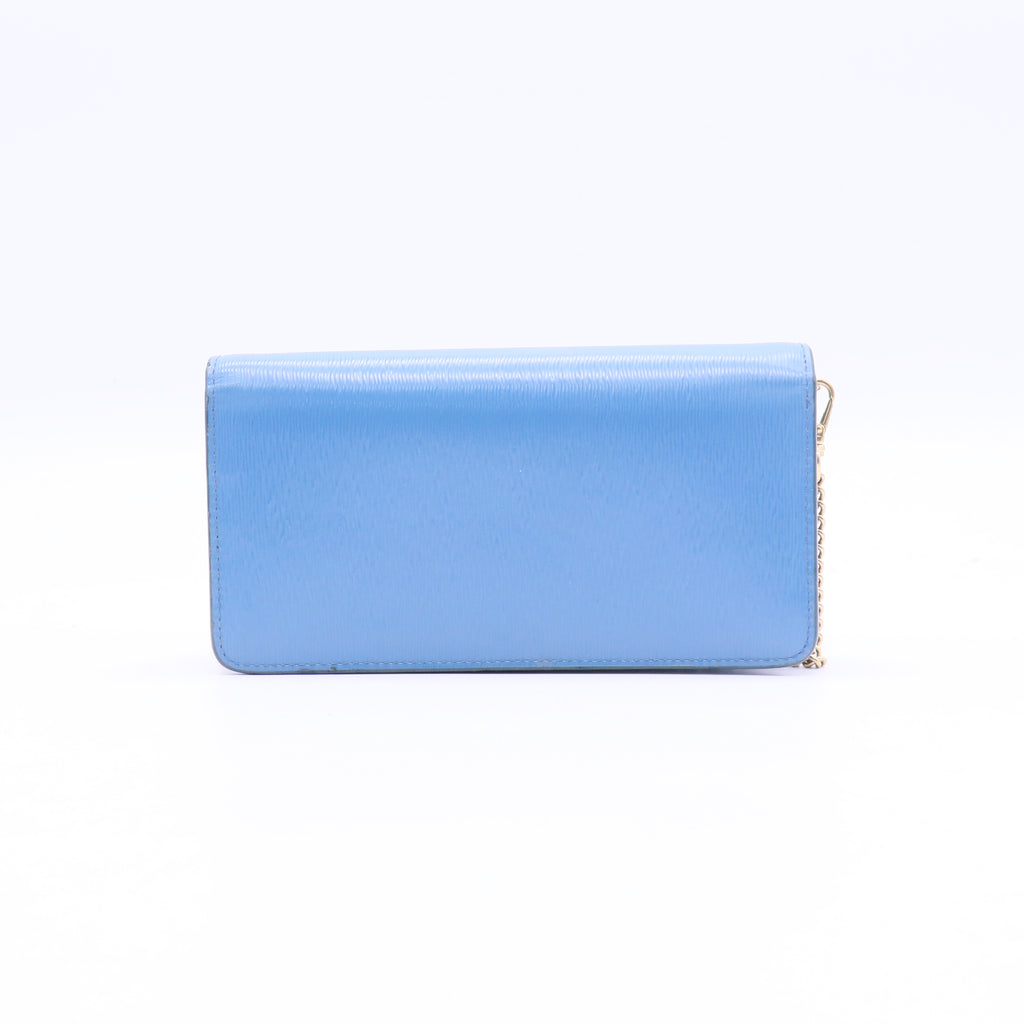 Prada Bluette Vitello Move Wallet On Chain twins LDJ3875