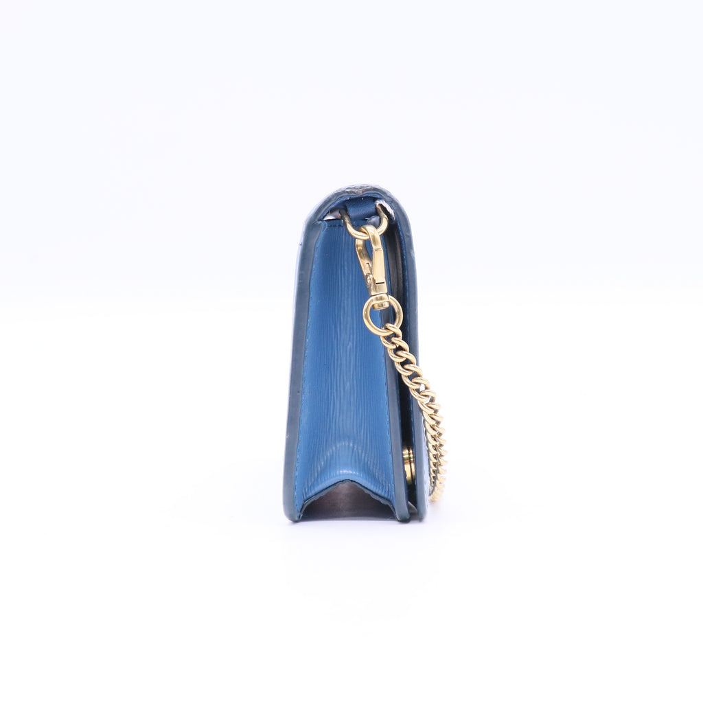 Prada Bluette Vitello Move Wallet On Chain twins LDJ3875