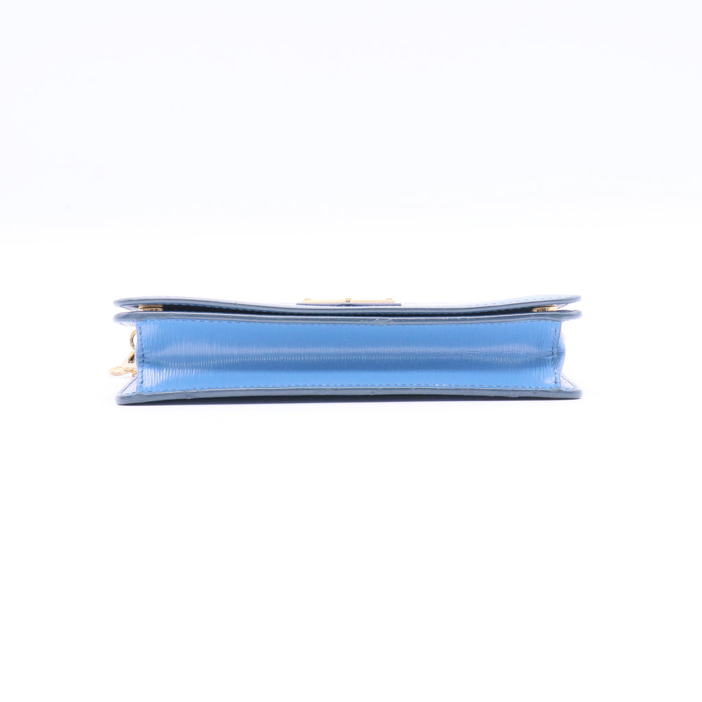 Prada Bluette Vitello Move Wallet On Chain twins LDJ3875