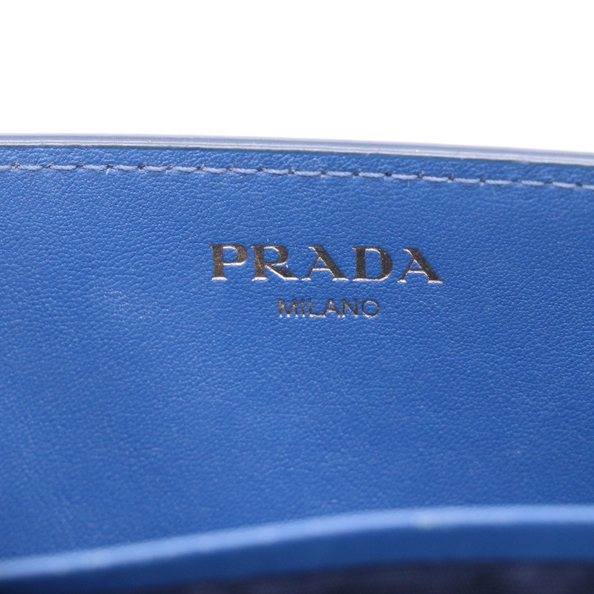 Prada Bluette Vitello Move Wallet On Chain twins LDJ3875