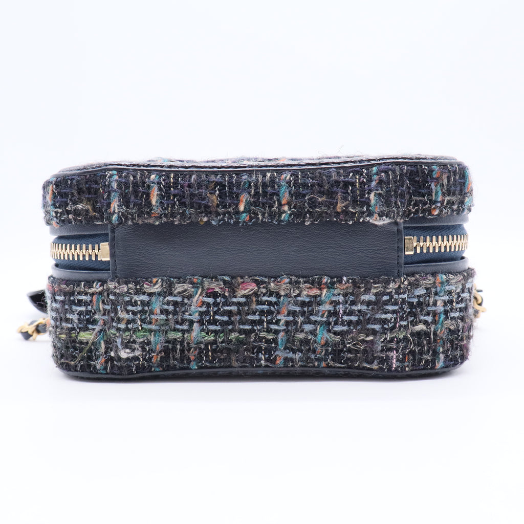 Filigree Vanity Case Quilted Tweed Small Twins