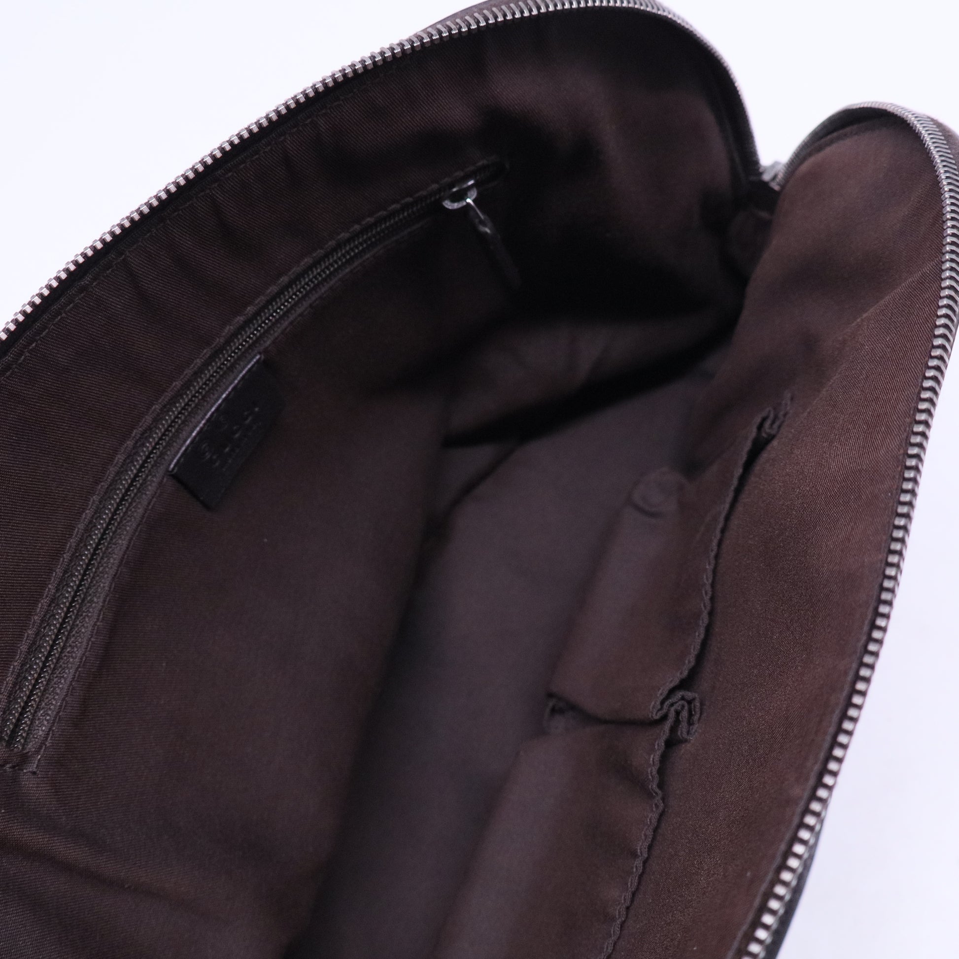 Black Guccissima Leather Dome Bag B20573
