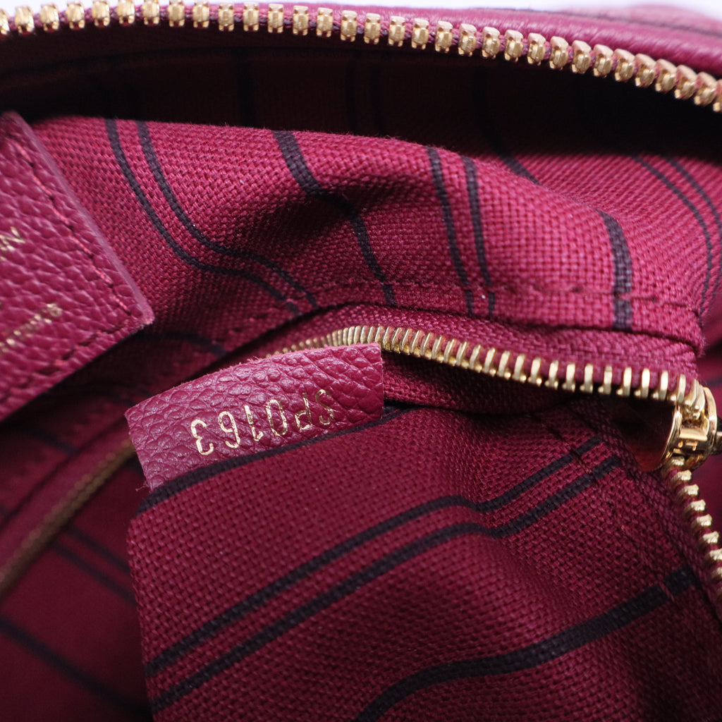 Speedy Bandouliere Bag Monogram Empreinte 25