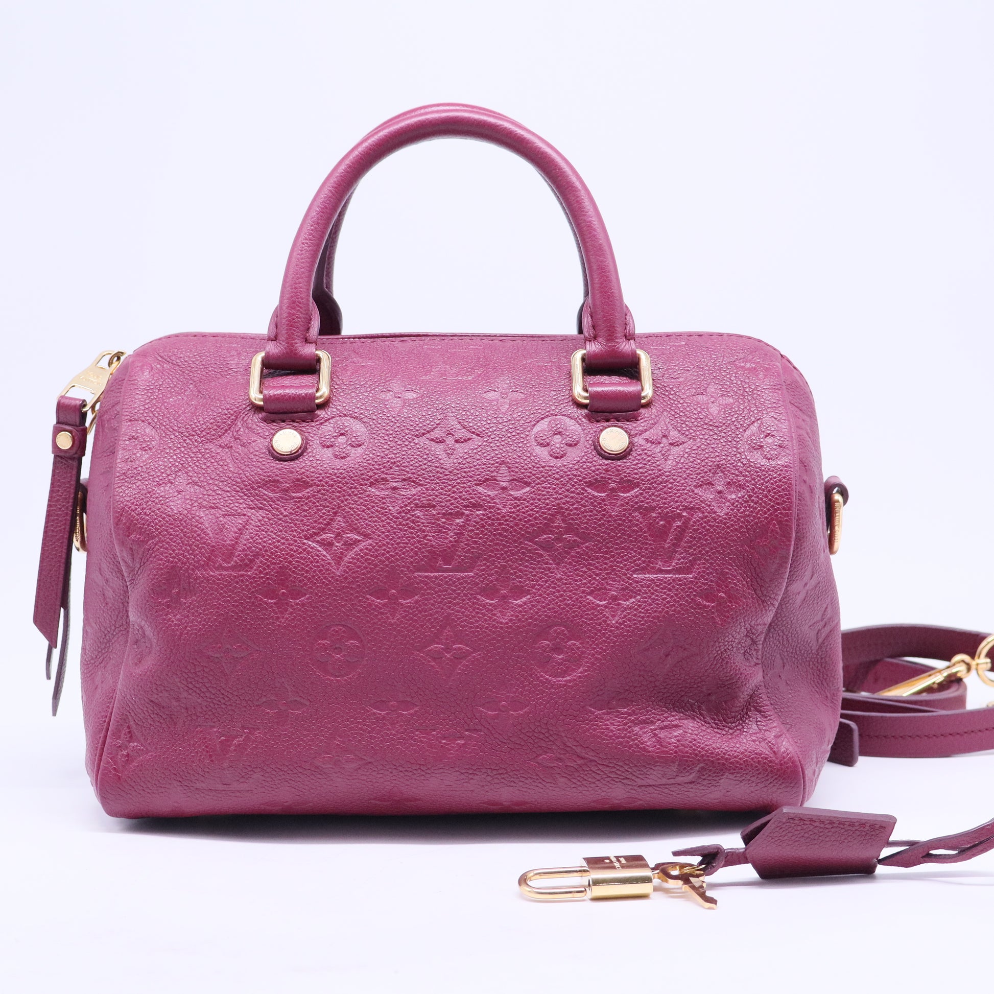 Speedy Bandouliere Bag Monogram Empreinte 25